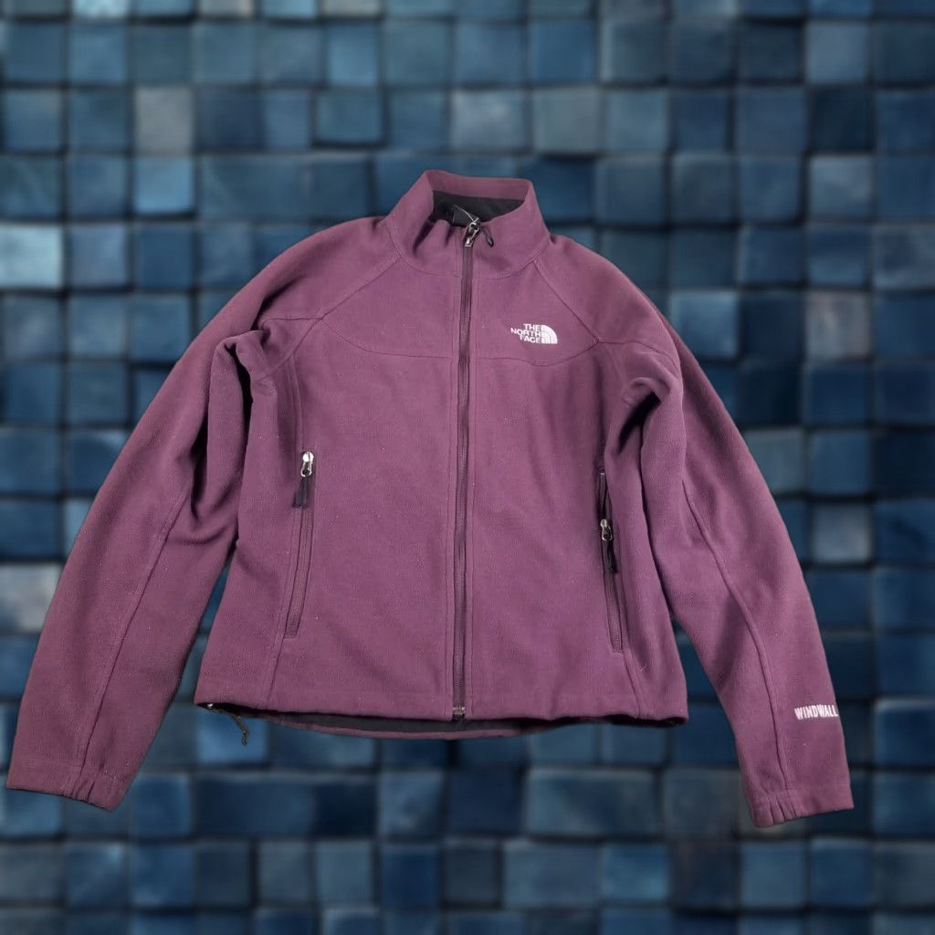 The North Face The North Face Windwall Jacket Women Small Eggplant Purple Zip Coat 18X24 Size S / US 4 / IT 40 - 1 Thumbnail
