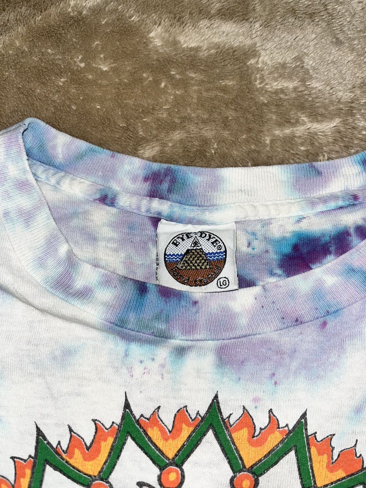 Vintage Vintage Tie Dye Shirt Single Stitch Size US L / EU 52-54 / 3 - 3 Thumbnail