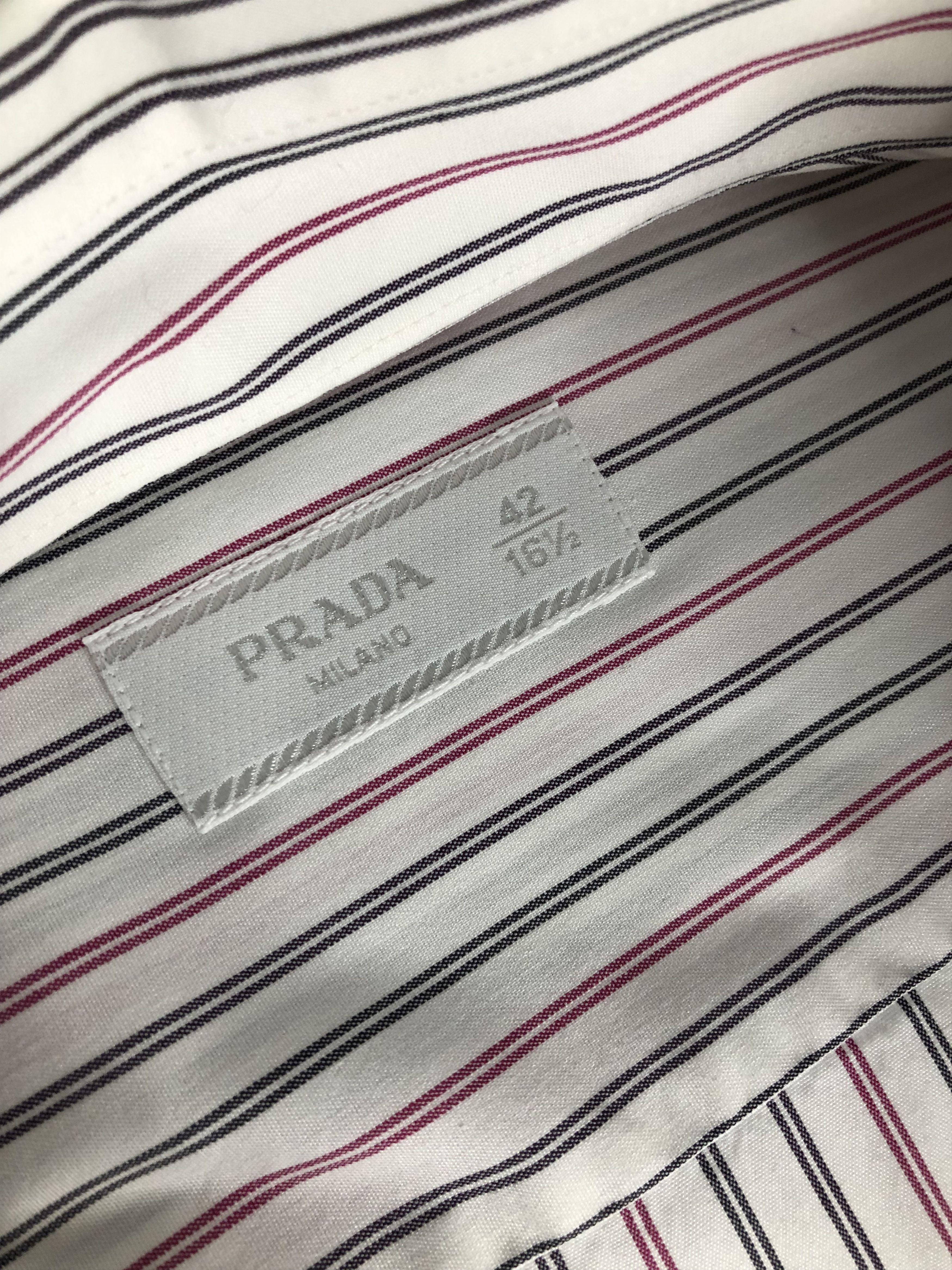 Prada Prada Striped Shirt Size US L / EU 52-54 / 3 - 6 Thumbnail