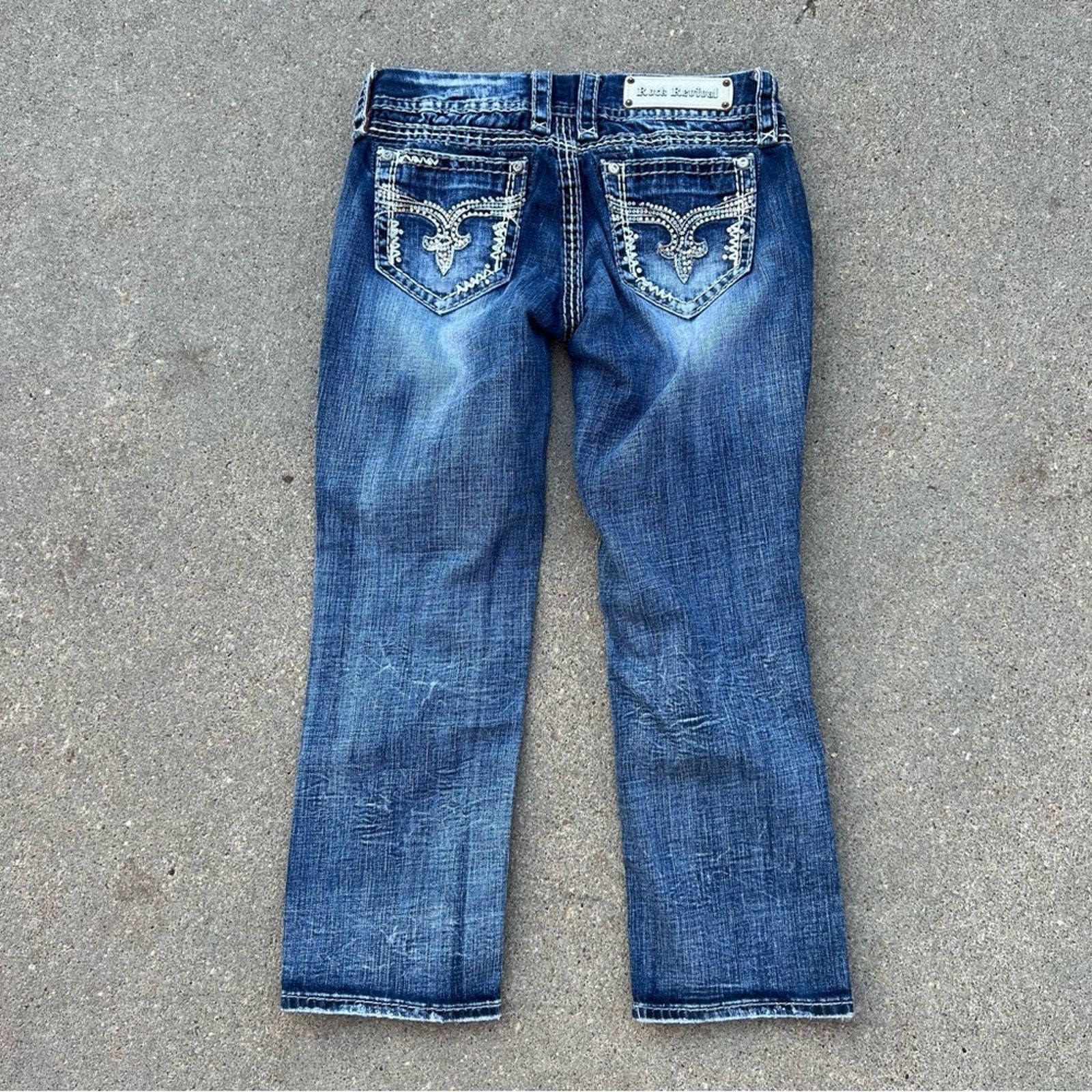 Rock Revival Rock revival LYNKAI easy stretch crop jeans Size 27 Grailed