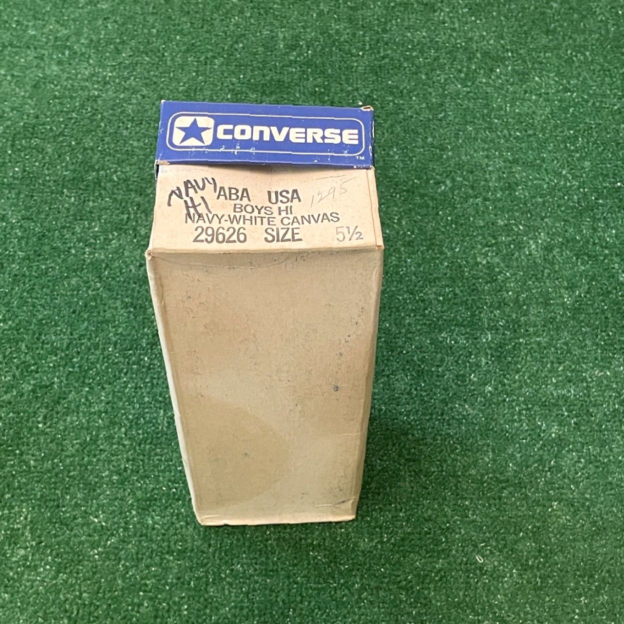 Converse VINTAGE Converse ABA Made In USA High Navy Canvas Rare Old Stock 4.5 Mens Basketball Sneaker Size US 5 / EU 37 - 5 Thumbnail