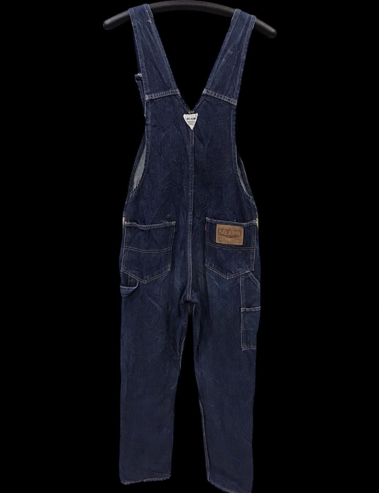 Big John For W27-29🔥BIG JOHN Japan Denim Overall Size US 31 - 2 Thumbnail