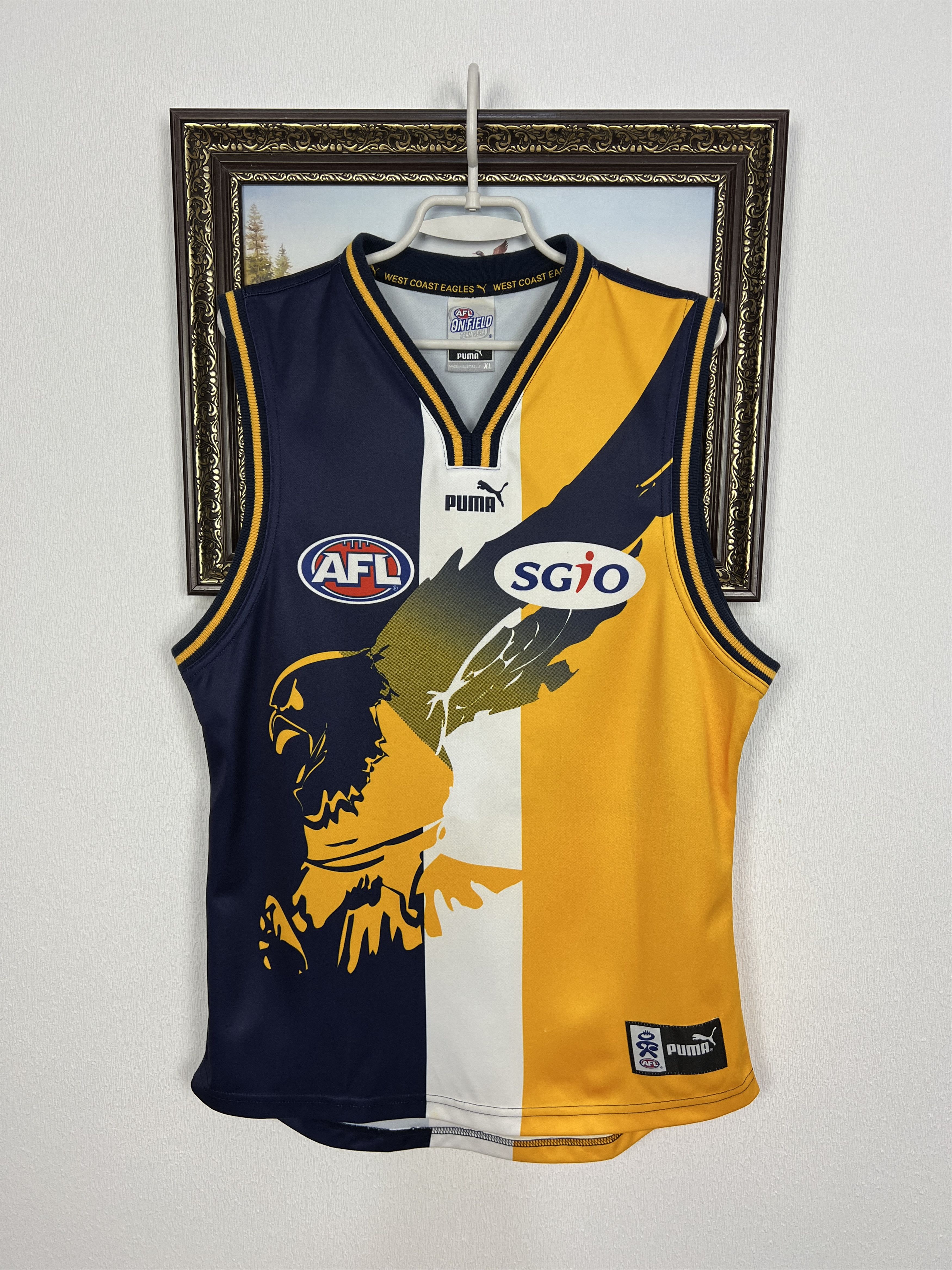 Vintage West Coast Eagles Jersey Guernsey AFL Vest Shirt