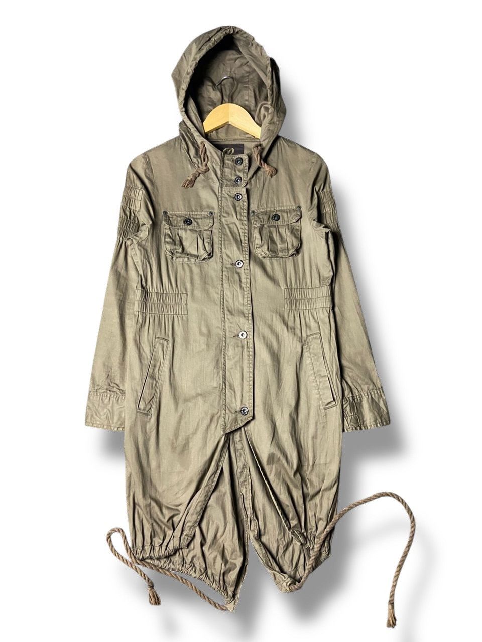 Japanese Brand DURER Brand Multipocket Hooded Parka (161) Size US XXS / EU 40 - 1 Thumbnail