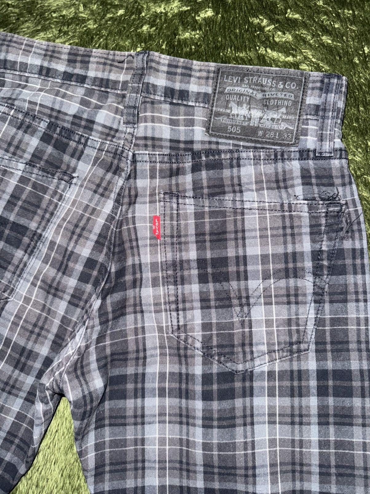 Levi's [W28/L33] Levi’s 505 Plaid Check Black Label Cotton Pants Size US 28 / EU 44 - 8 Thumbnail