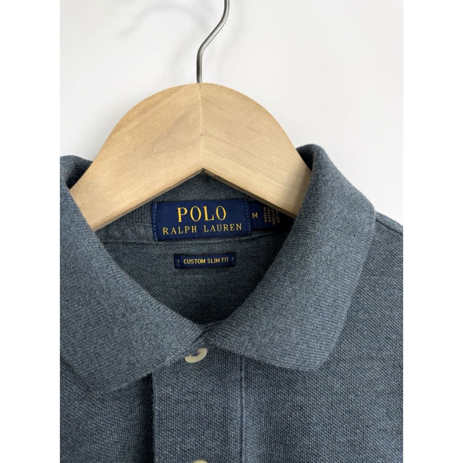 Ralph Lauren Polo Ralph Lauren Purple Logo Custom Slim Fit Polo T-Shirt M Blue Mens Slim Fit Logo Polo Shirt Size US M / EU 48-50 / 2 - 5 Thumbnail