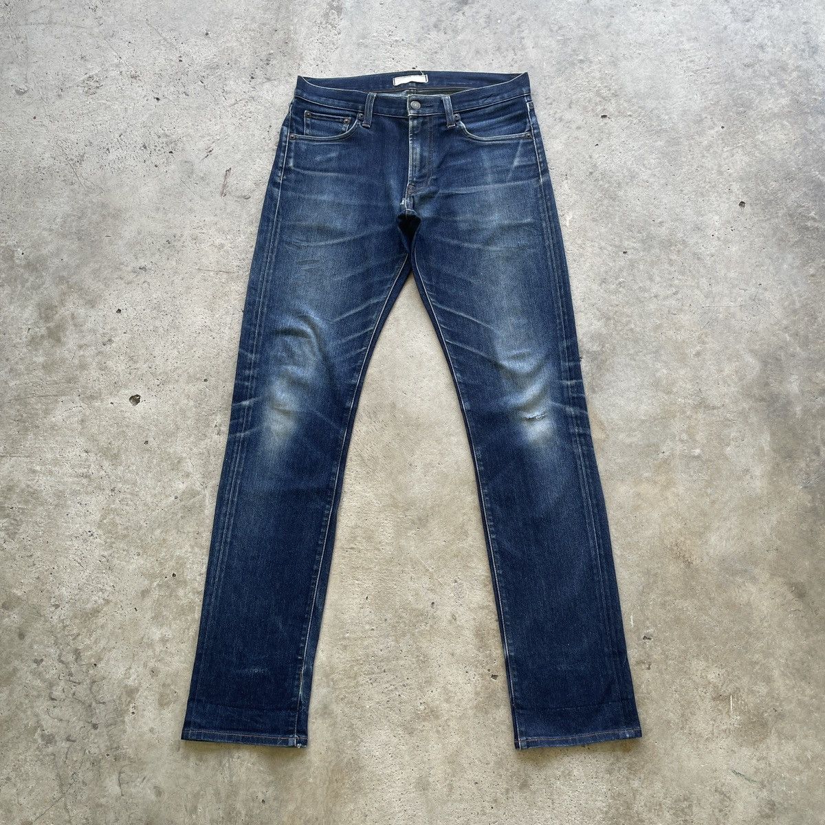 Japanese Brand × Jean W31 Vintage Japanese Faded Skinny Jeans Denim Pants Size US 31 - 1 Thumbnail