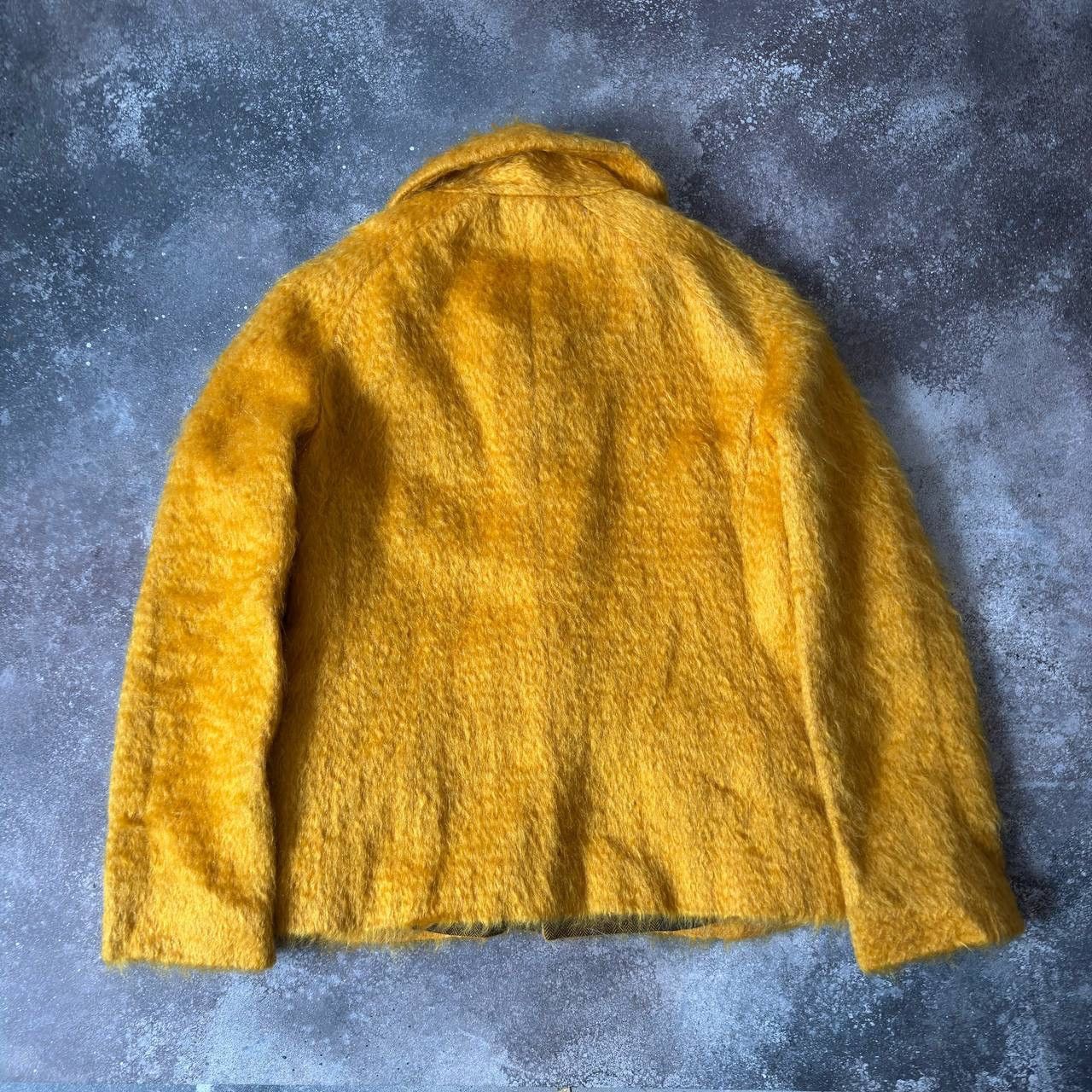 Moschino Moschino Cheap&Chic Mohair Yellow Fuzzy Blazer Size M / US 6-8 / IT 42-44 - 2 Thumbnail