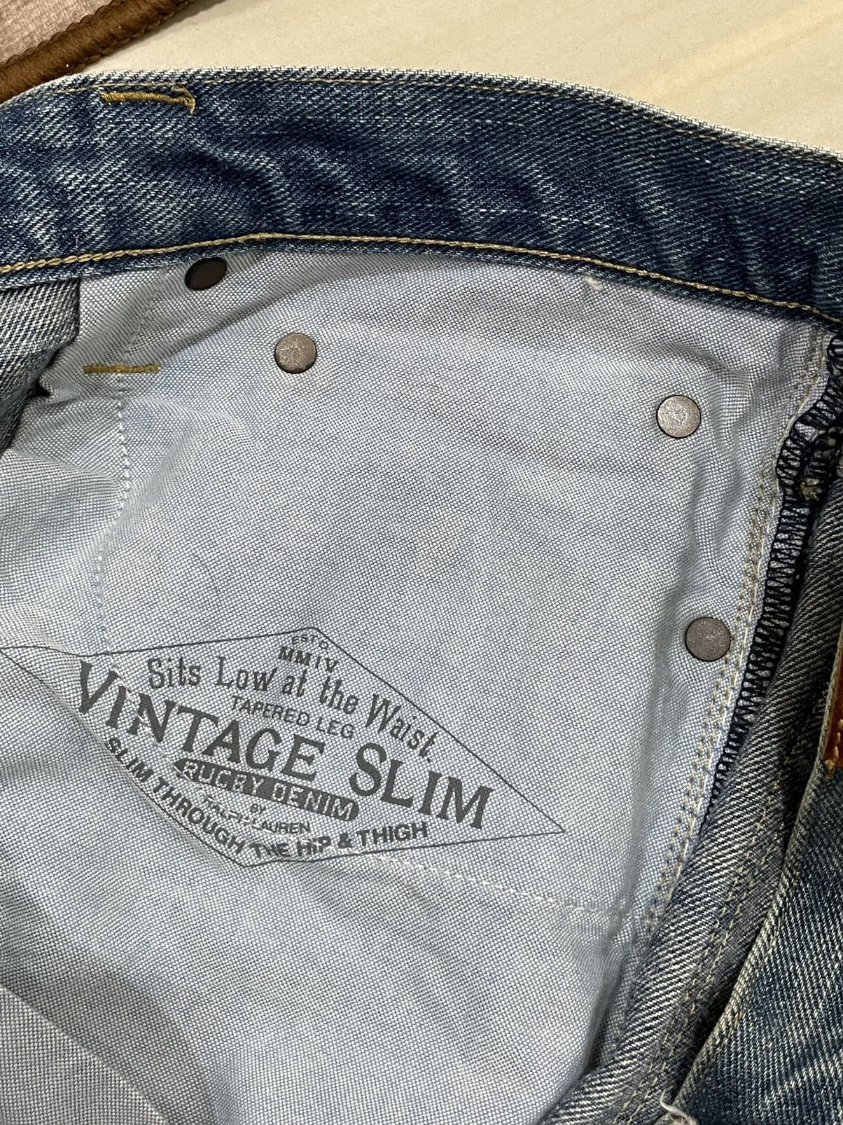 Vintage Vintage Repaired Jeans Ralph Lauren Denim Size US 32 / EU 48 - 12 Thumbnail