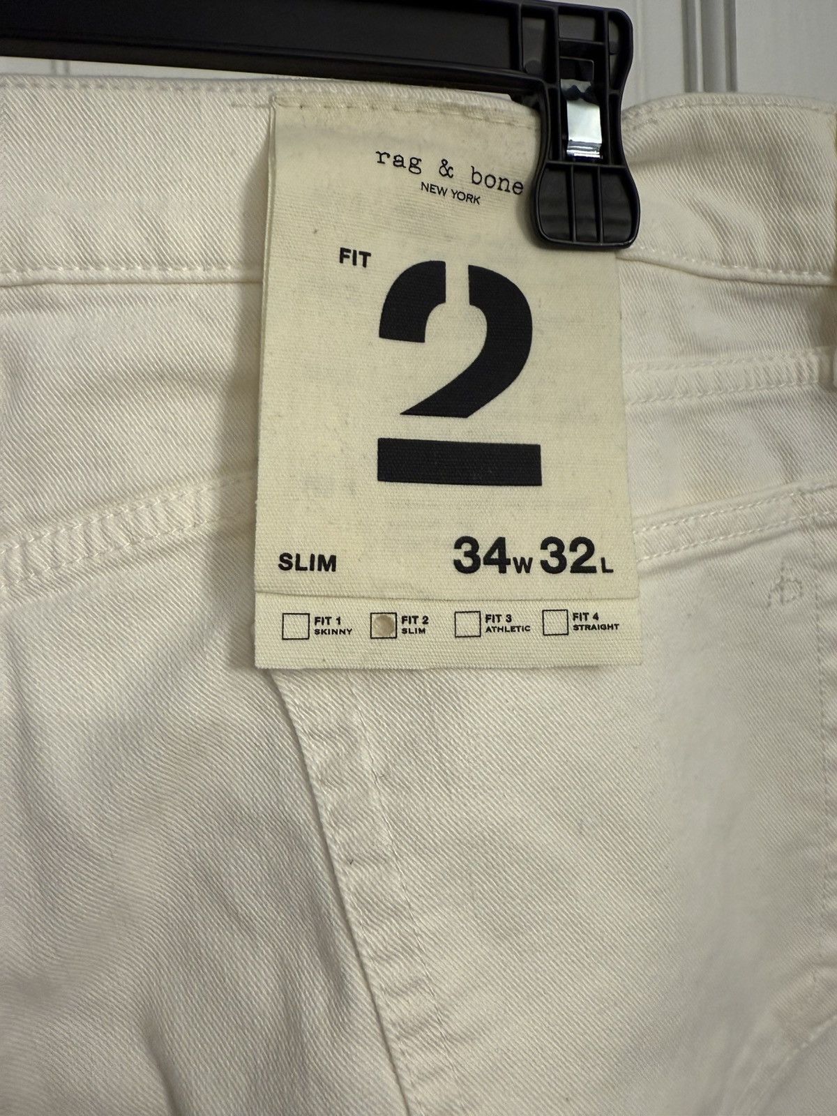 Rag & Bone Rag & Bone denim white jeans size 34 Size US 34 / EU 50 - 6 Thumbnail
