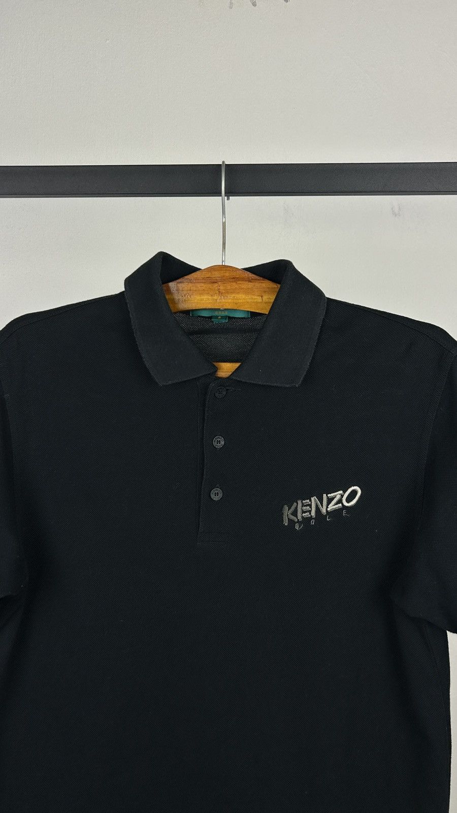 Kenzo × Vintage 1990s Kenzo Golf Black Polo Size US M / EU 48-50 / 2 - 7 Thumbnail