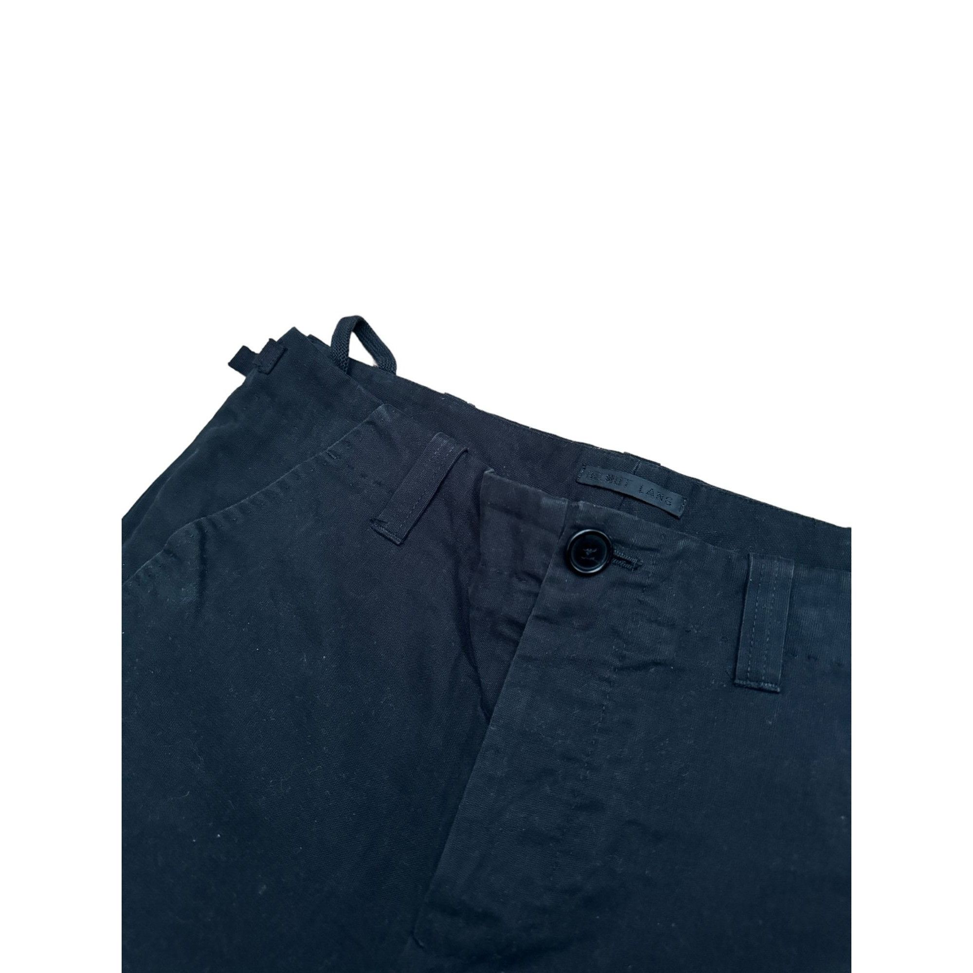 Helmut Lang Vintage 1997 Black Cotton Pants Size US 30 / EU 46 - 3 Thumbnail