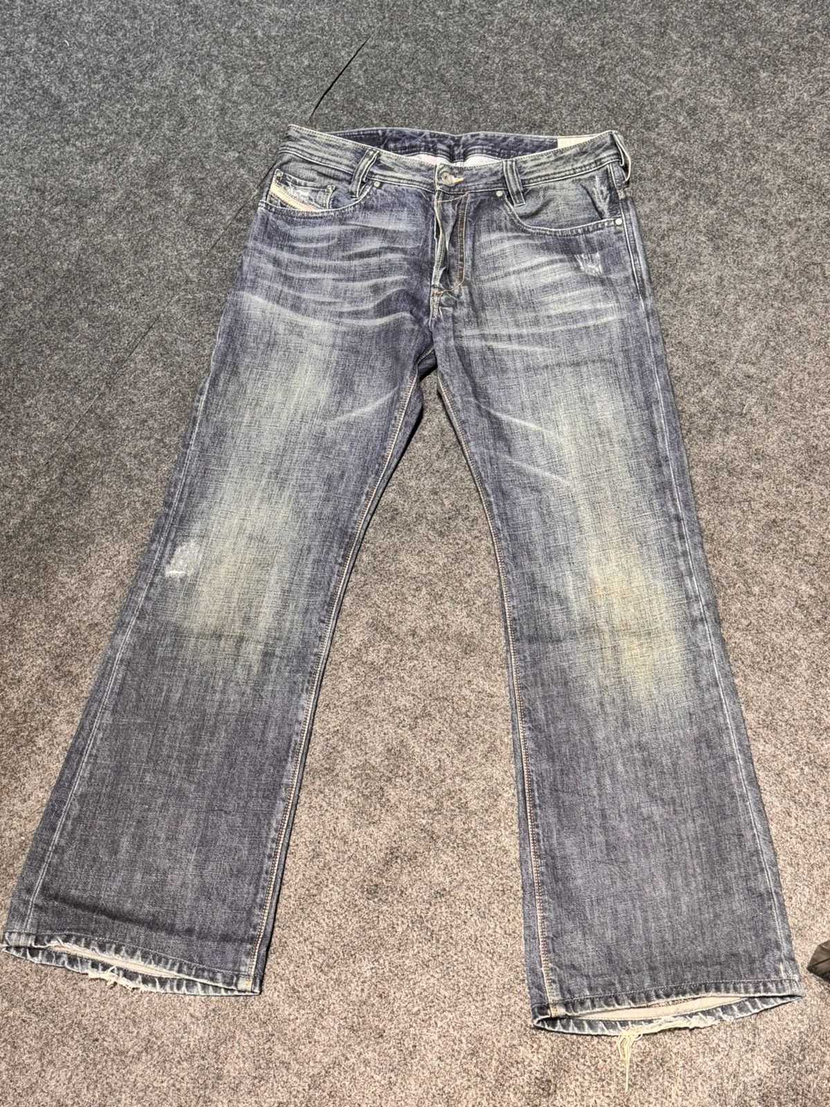 Diesel Title: Vintage Diesel Industry Denim Jeans - Distressed Wash Size US 32 / EU 48 - 2 Thumbnail
