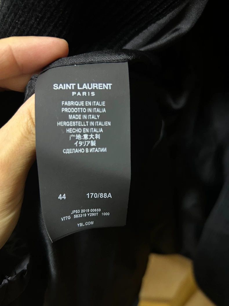Saint Laurent Paris saint laurent parisBlack Corduroy blazer 2503-Nextarrow Size 44R - 4 Thumbnail