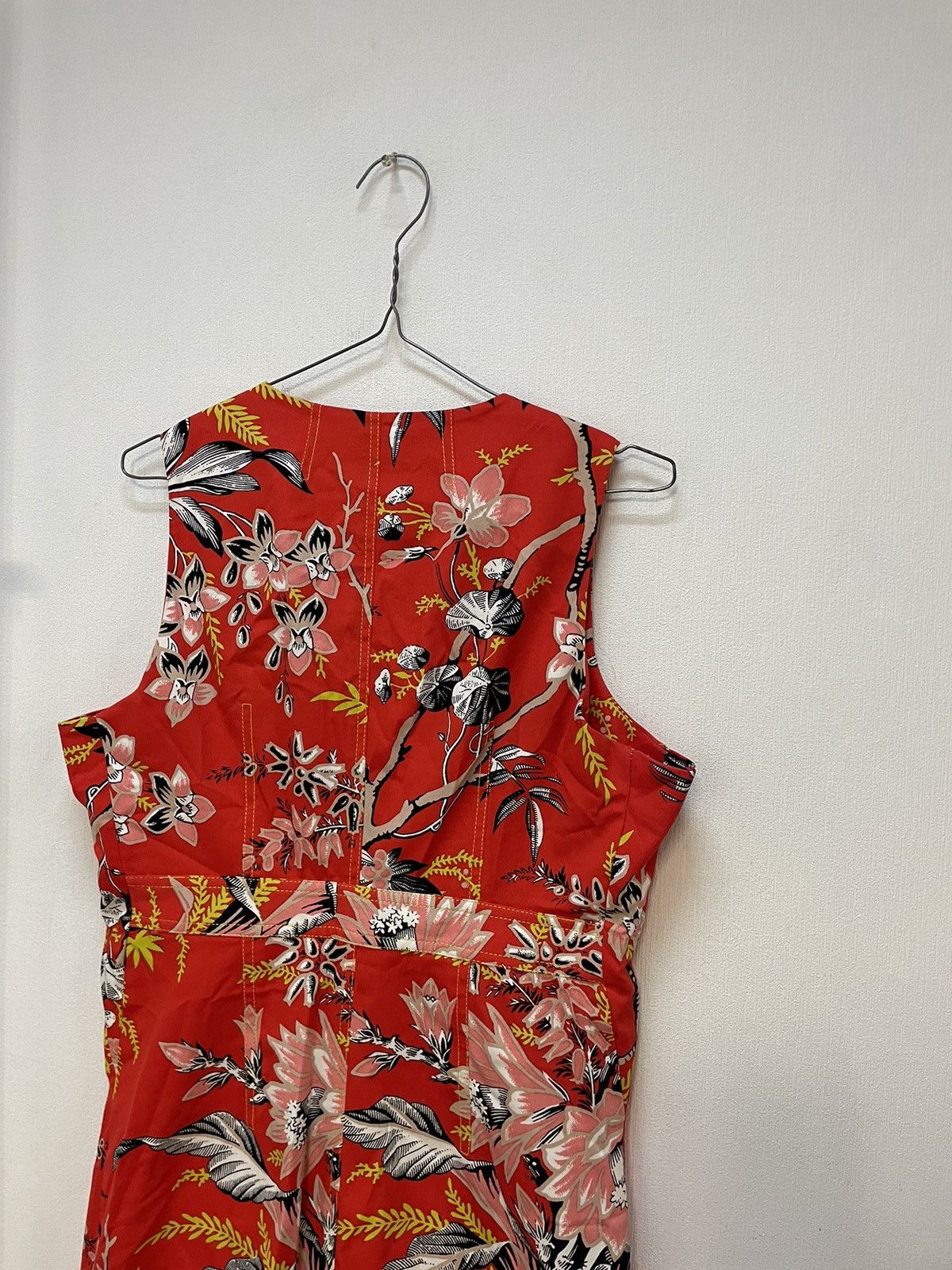 Diane von Furstenberg × Japanese Brand Diane Von Furstenberg Zip Front Sheath Dress Avalon Poppy Size M / US 6-8 / IT 42-44 - 4 Thumbnail