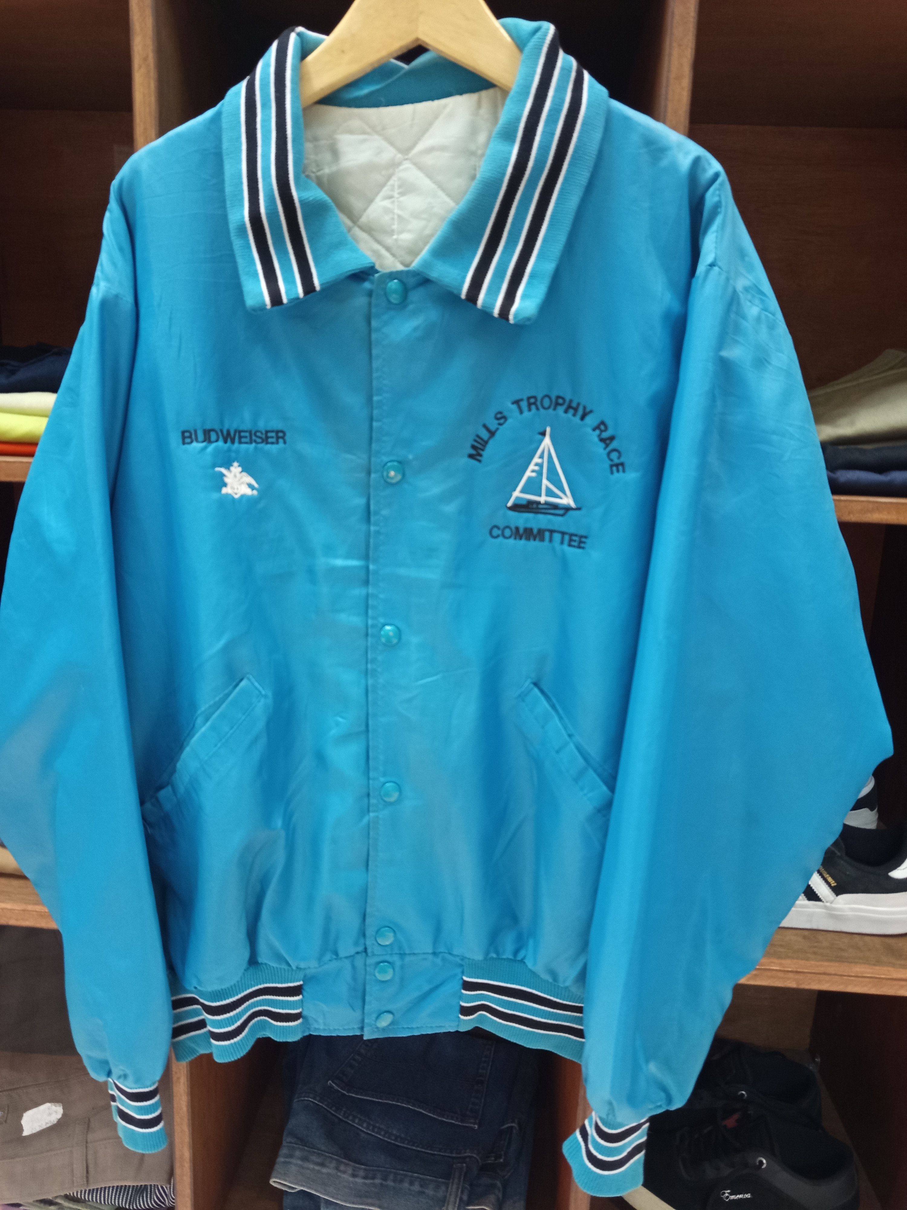 Budweiser 1990s Budweiser Mills Trophy Race Committee Jacket Size US L / EU 52-54 / 3 - 3 Thumbnail