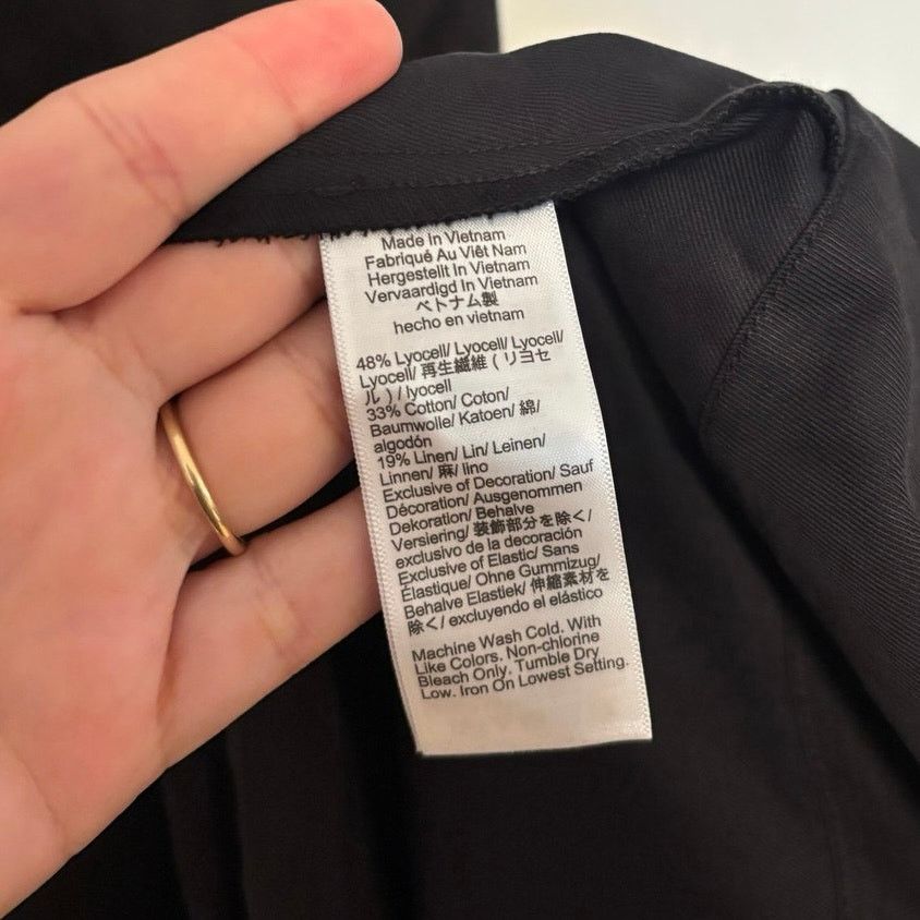 Madewell NWT Madewell Seamed Squareneck Midi Dress In Black Size 2 Size XS / US 0-2 / IT 36-38 - 8 Thumbnail