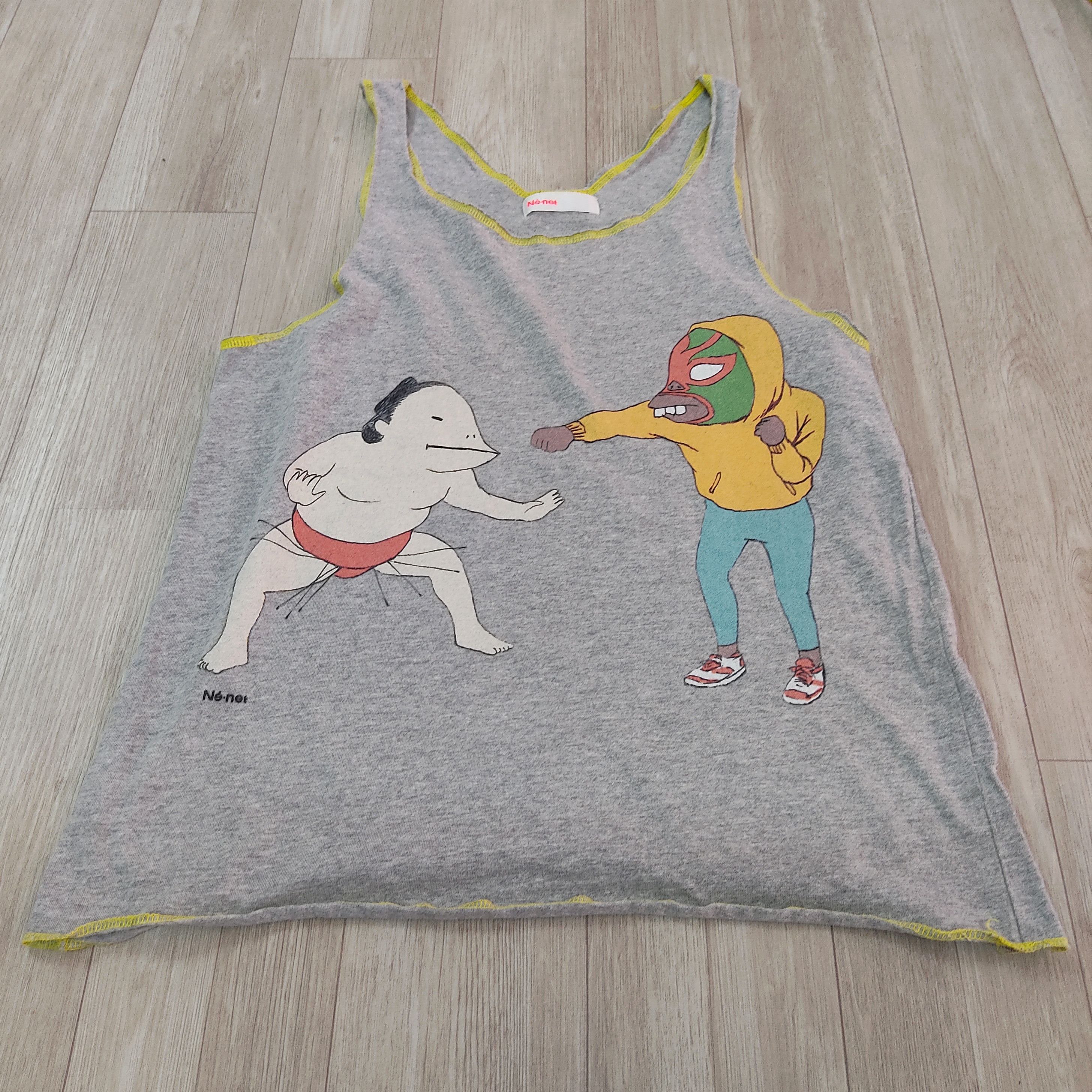 Issey Miyake NÈ-NET Sumo Wrestler By Issey Miyake Tank Top Sleeveless Size M / US 6-8 / IT 42-44 - 9 Thumbnail