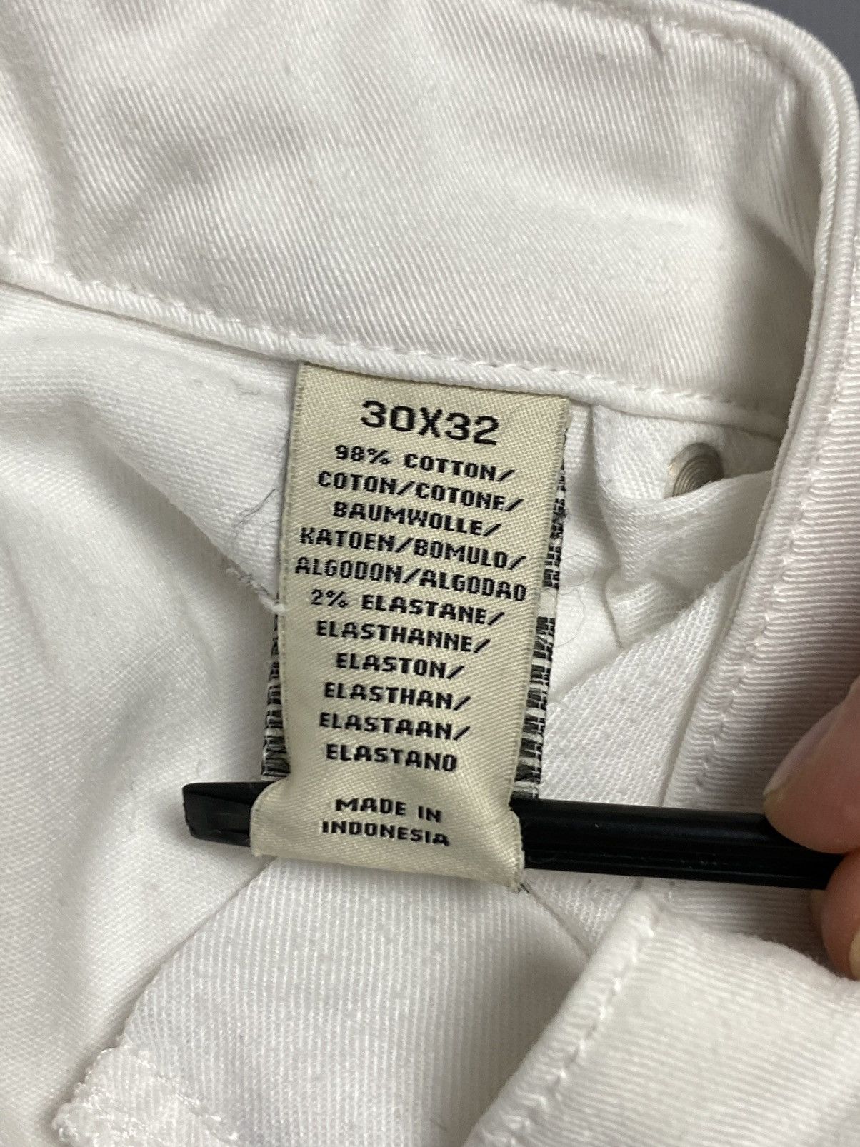 Polo Ralph Lauren Vintage Polo Jeans Co Bootcut Pants 30x32 White Ralph Lauren Size 28" / US 6 / IT 42 - 14 Thumbnail