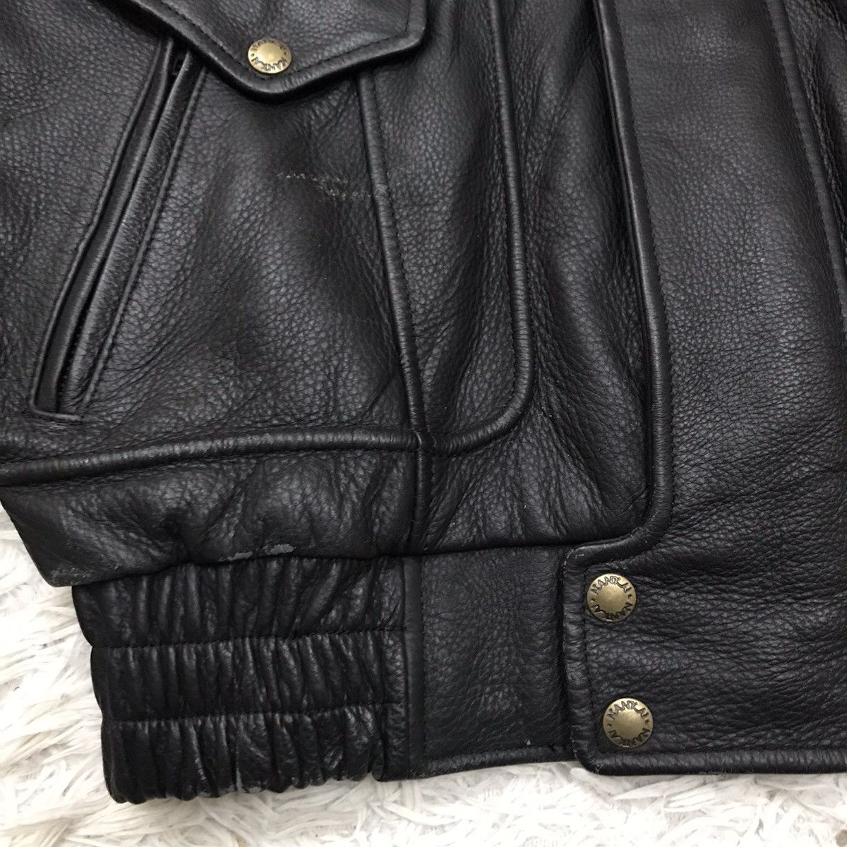 Vintage VINTAGE NANKAI MOTORCYLE TOP FASHION LEADER RIDING JACKET Size US L / EU 52-54 / 3 - 16 Thumbnail