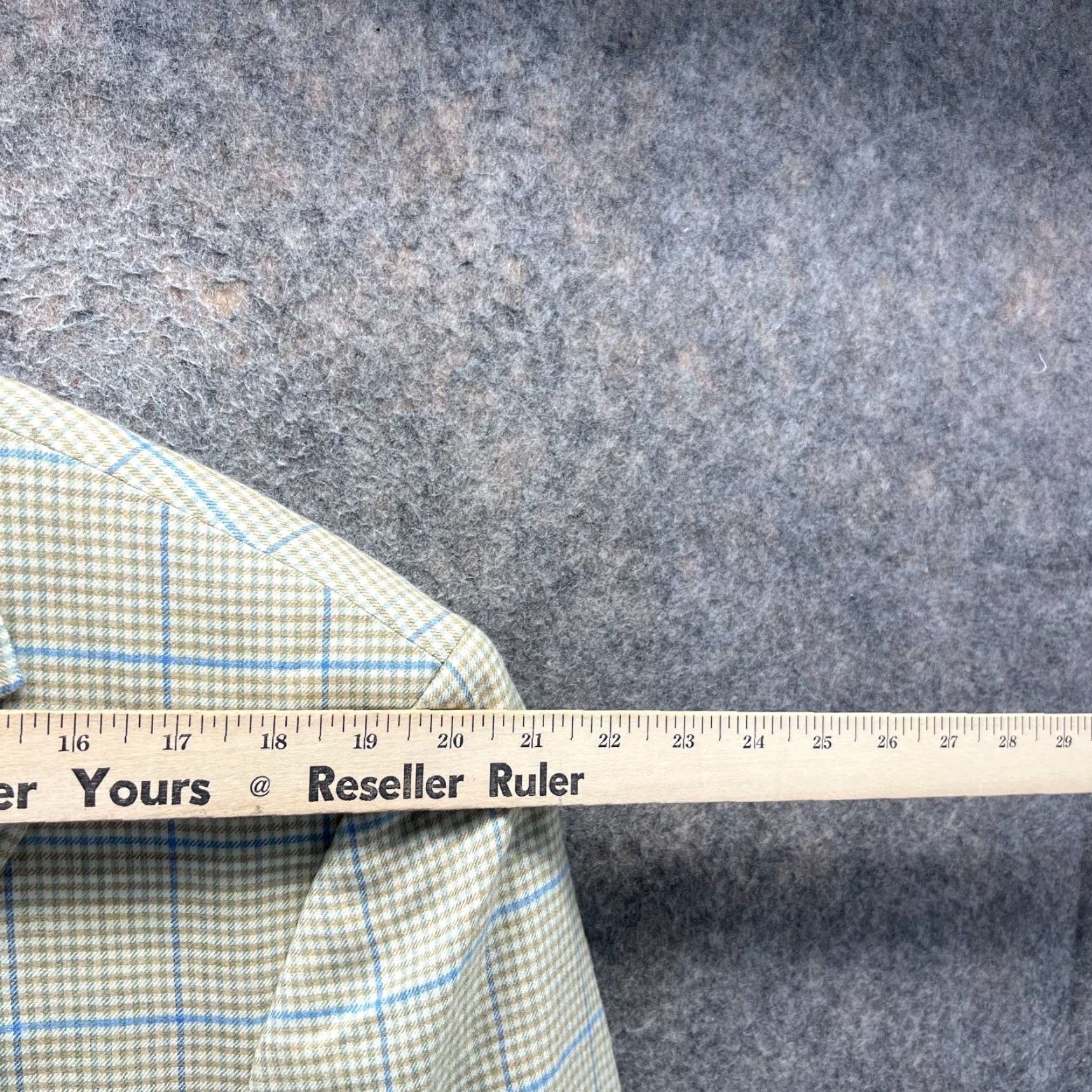 Nordstrom John W. Nordstrom Sport Coat Mens 42R Beige Blue Plaid Silk Cashmere Jacket Size US XS / EU 42 / 0 - 4 Thumbnail