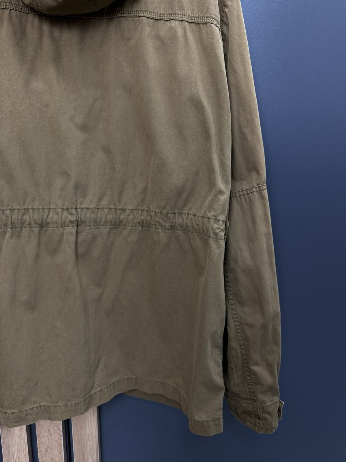 Wallace & Barnes Wallace & Barnes Olive Field Jacket Hooded Military Style Size US XXL / EU 58 / 5 - 12 Thumbnail