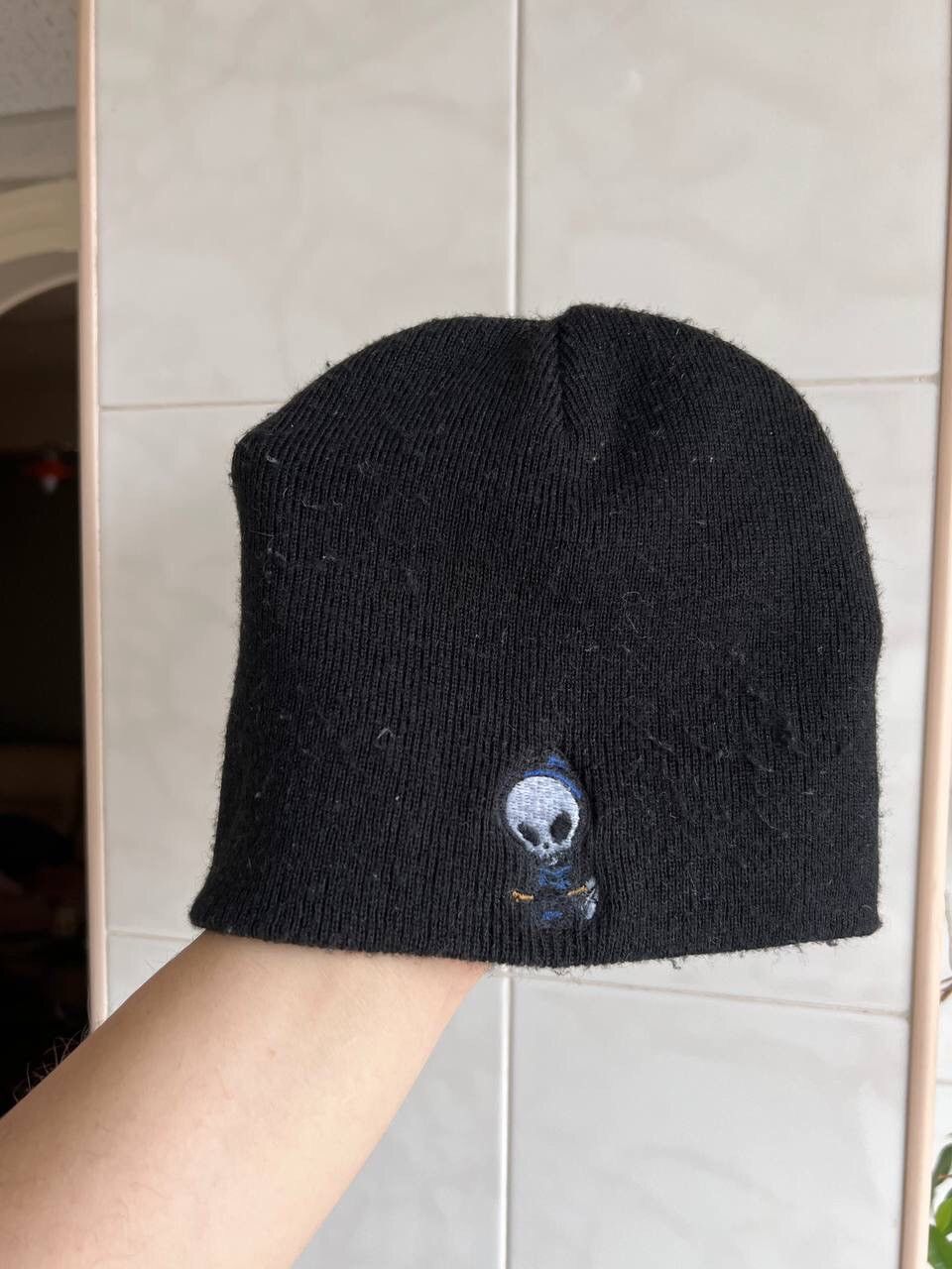 Hook-Ups × Shorty's Skateboards × Vintage Blind Skateboard Vintage Beanie Hat Skeleton Size ONE SIZE - 3 Thumbnail