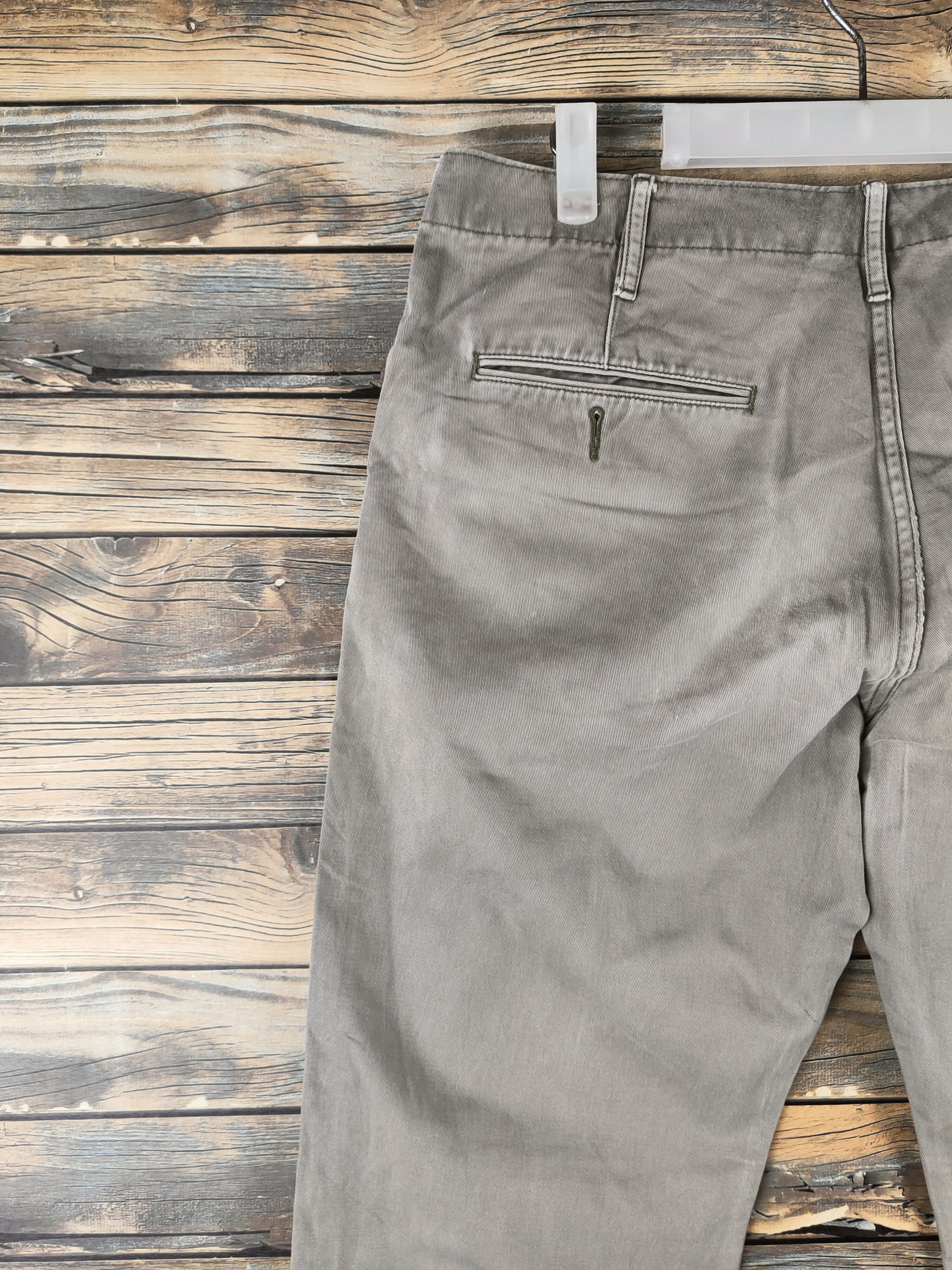 GU DL GU Olive Faded Multipocket Casual Pants #46-302 Size US 32 / EU 48 - 8 Thumbnail