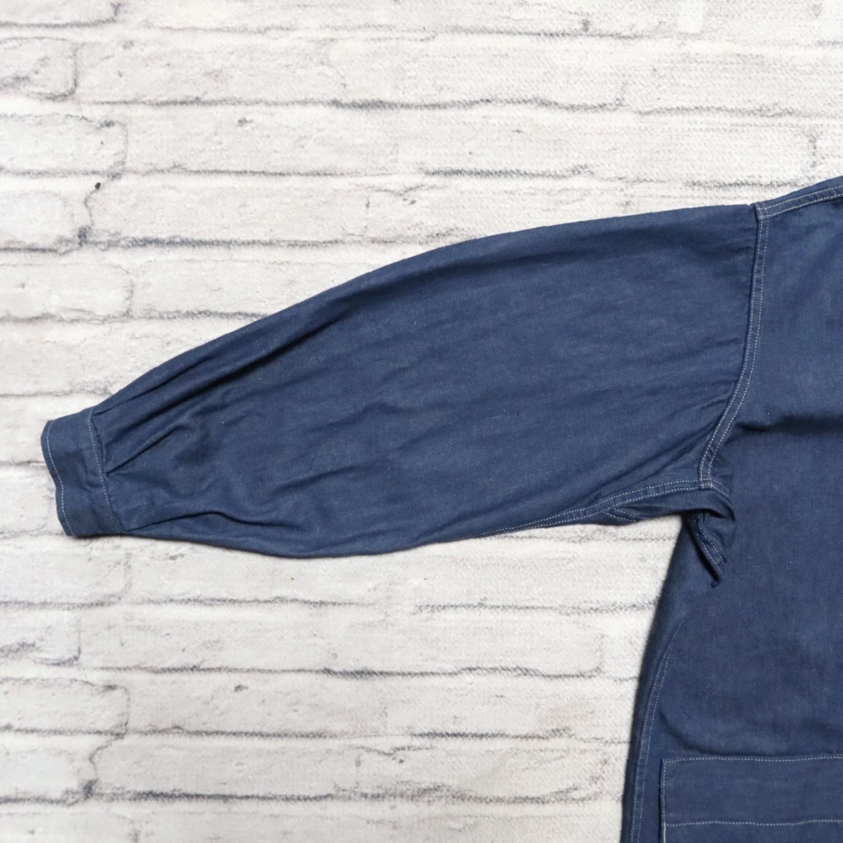 Levi's VINTAGE Levi's Denim Jacket / Made & Crafted / Pullover Anorak / M / Dark Wash / Jacket / Men Size US M / EU 48-50 / 2 - 4 Thumbnail