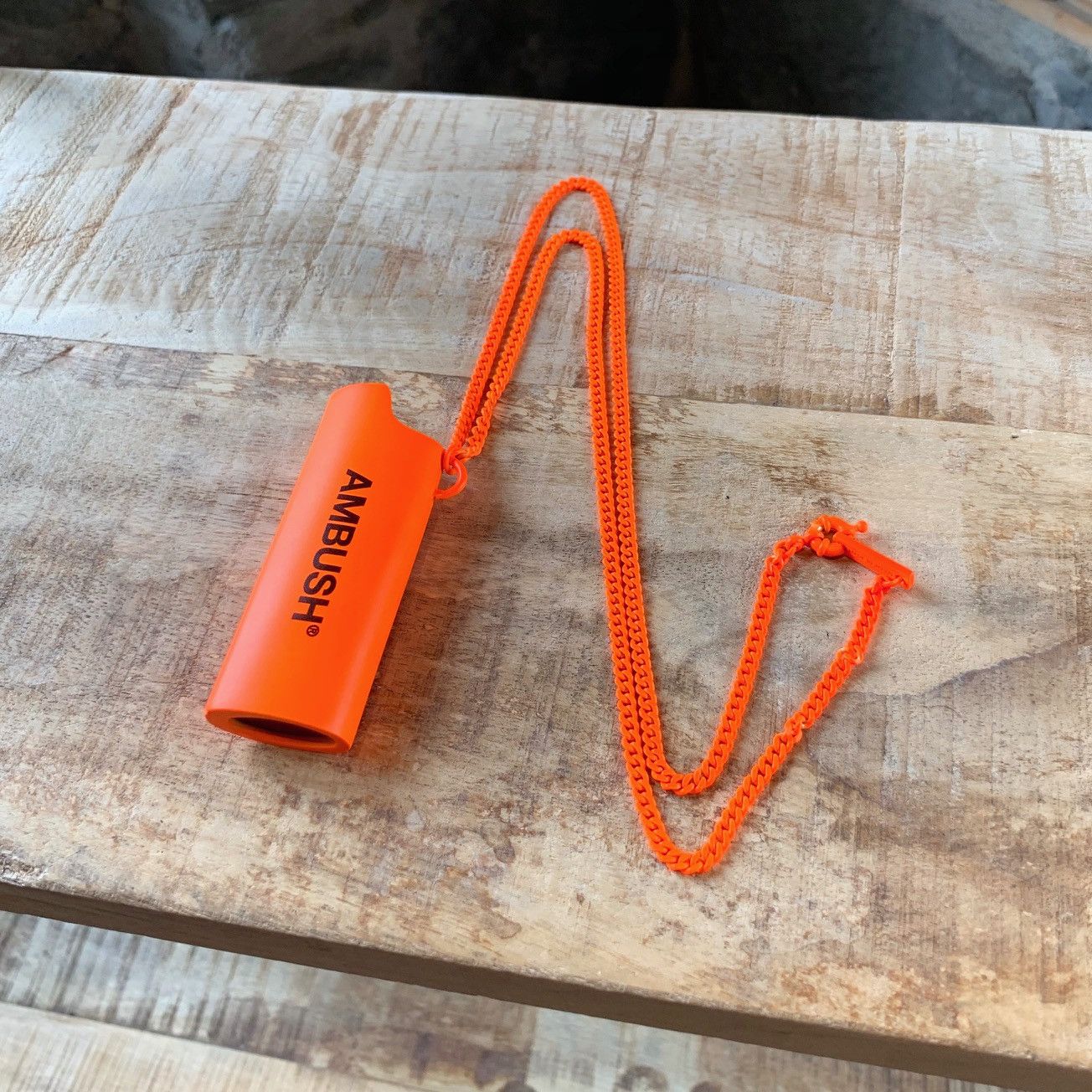 Ambush Design Ambush Neon "Halloween" Edition Lighter Necklace Large Size Size ONE SIZE - 1 Thumbnail