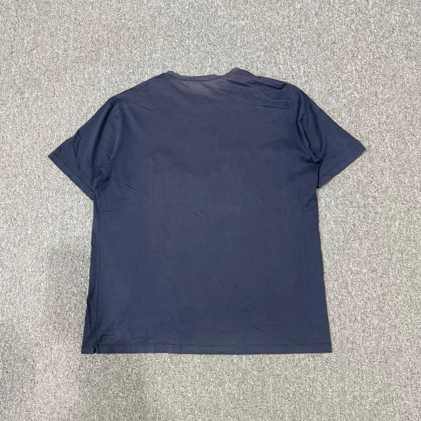 Hermes Hermes Navy Blue Horseshoe short-sleeve XL 9/10 Size XL / US 12-14 / IT 48-50 - 2 Thumbnail