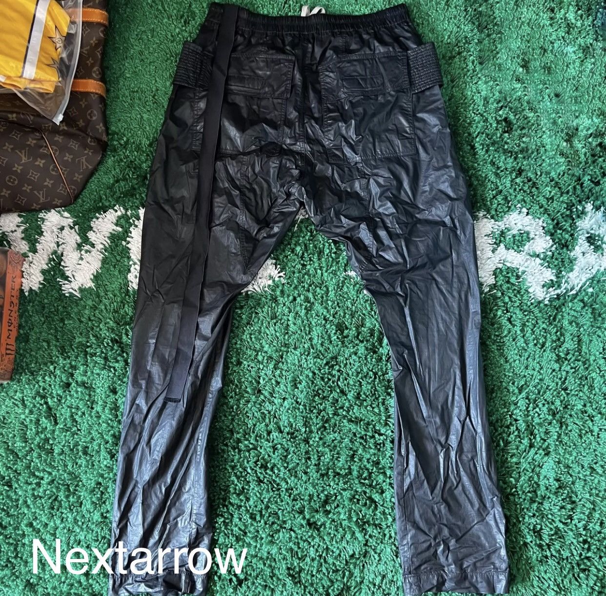 Rick Owens Rick Owens Drkshdw 21ss nylon ribbon double loop pants Size US 32 / EU 48 - 2 Thumbnail