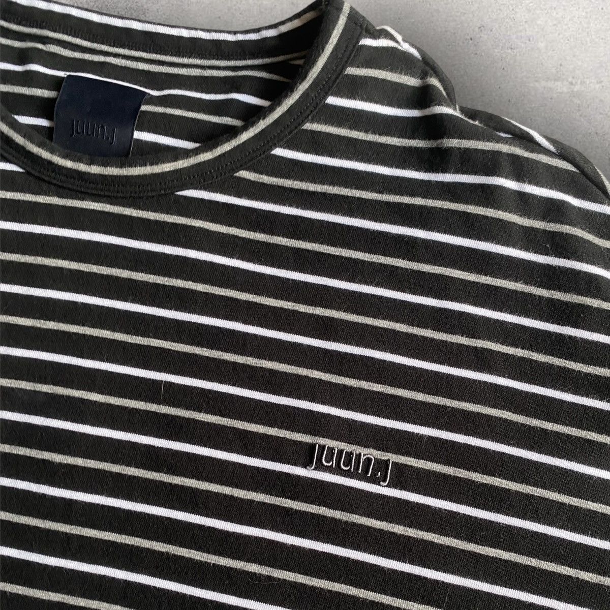 Juun.J SS 2022 “You Get Off” Embroidered Oversized Stripes L/S Size US L / EU 52-54 / 3 - 3 Thumbnail