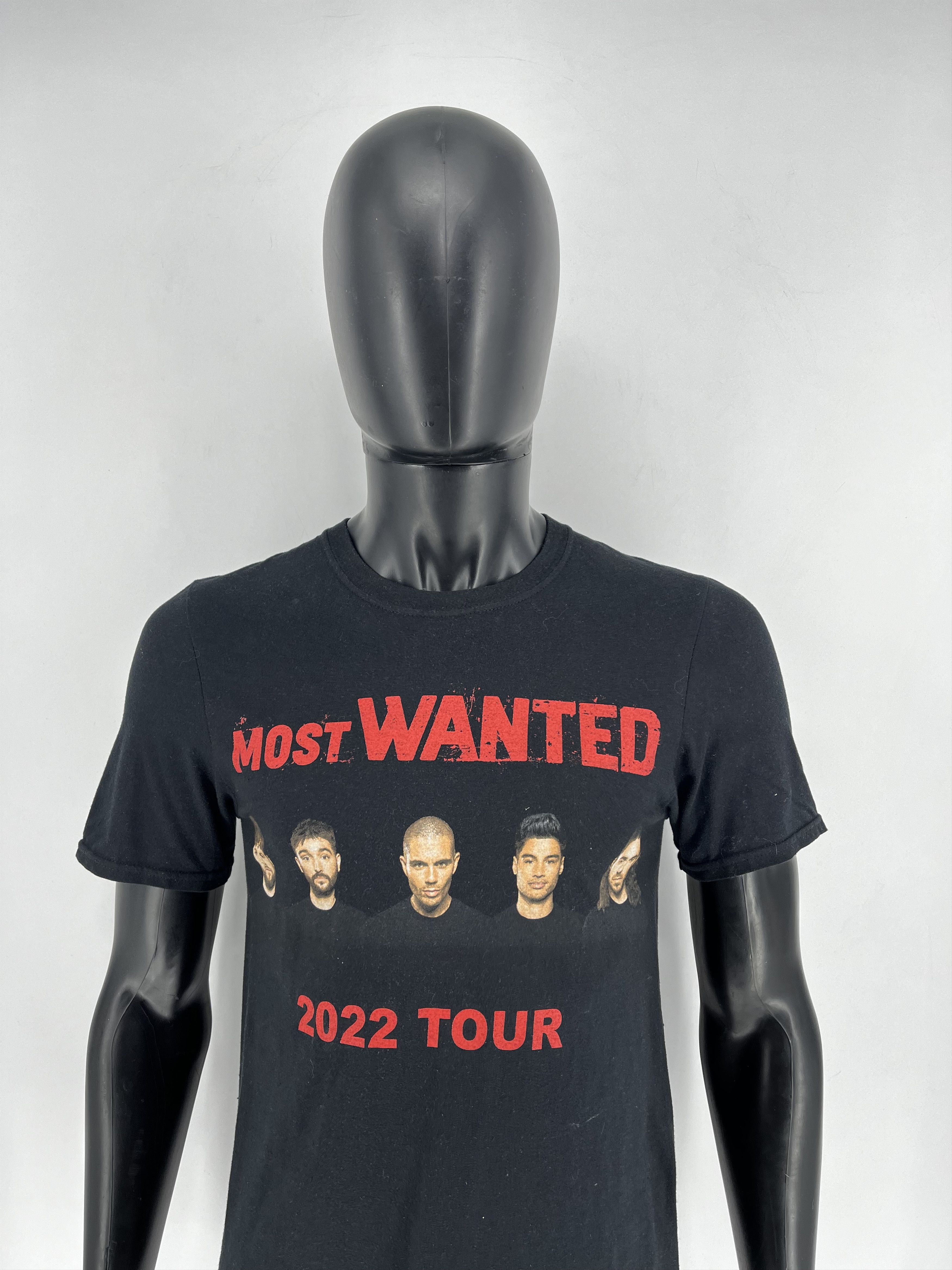 Band Tees × Vintage Most Wanted Boy Band USA Summer Tour 22 Shirt Size US S / EU 44-46 / 1 - 1 Thumbnail