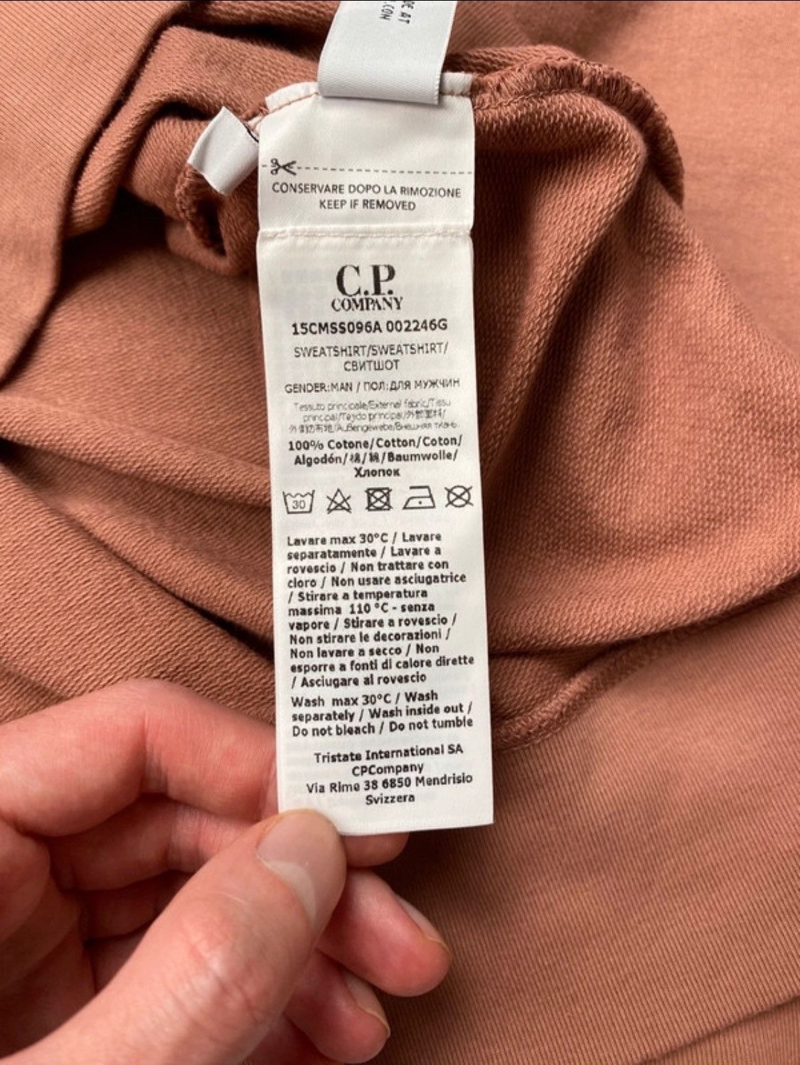 C.P. Company Pink light sweatshirt by C.P. Company Size US L / EU 52-54 / 3 - 8 Thumbnail