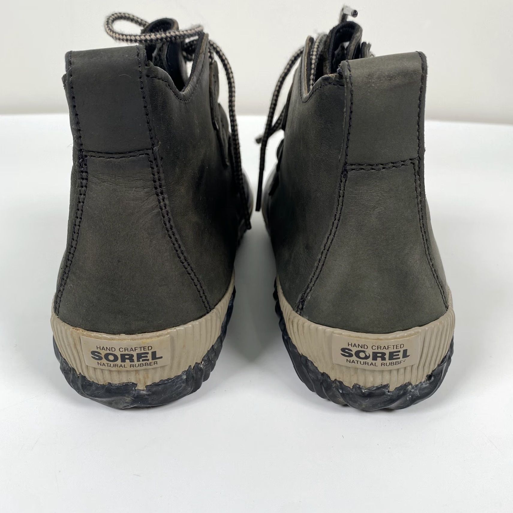 SOREL SOREL Duck Boots Women's Leather Waterproof Ankle Boots Size 9.5 M Rain Snow Waterproof Flat Heel Black Out 'N About Theme Duck Boots Shoes Size US 10 / IT 40 - 5 Thumbnail