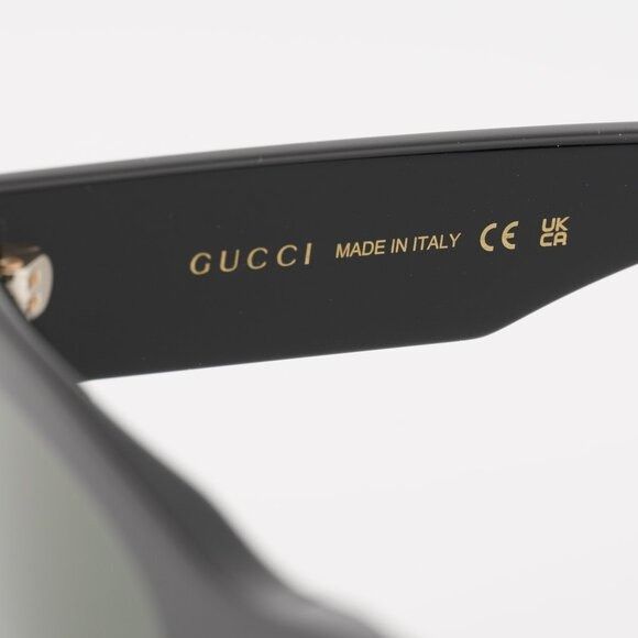 Gucci Gucci GG1835SA 001 Sunglasses Black Square Frame Size ONE SIZE - 9 Thumbnail