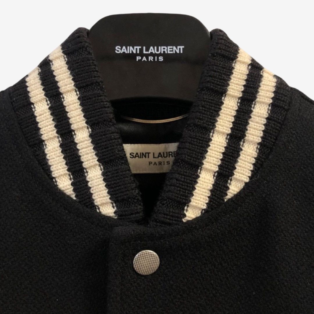 Saint Laurent Paris Saint Laurent Paris Logo Teddy Black Sz. 52 Size US L / EU 52-54 / 3 - 7 Thumbnail