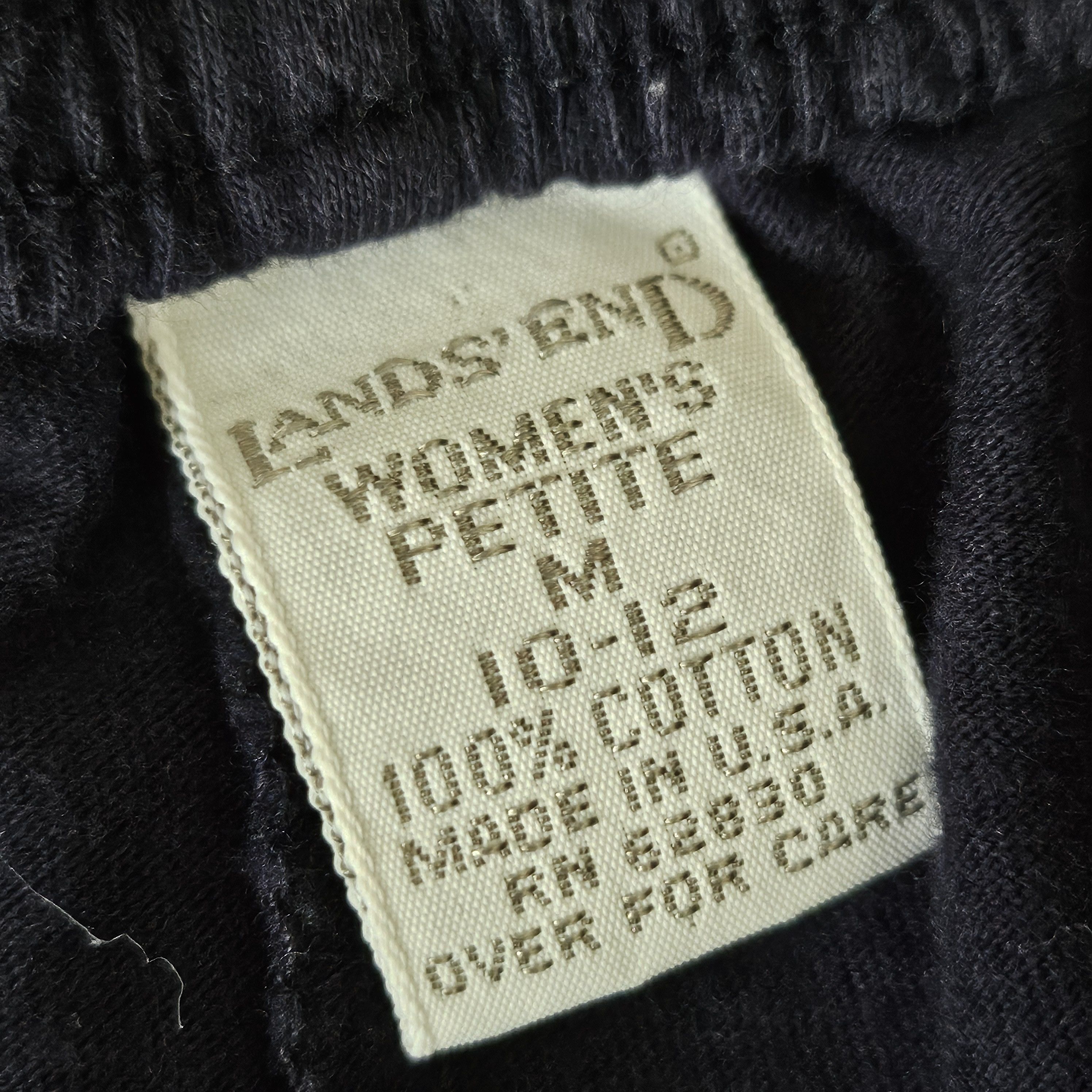 Lands' End × Vintage Vitnage Land's End Wide legged cullotes. Cotton. USA. PM Size 29" - 5 Thumbnail
