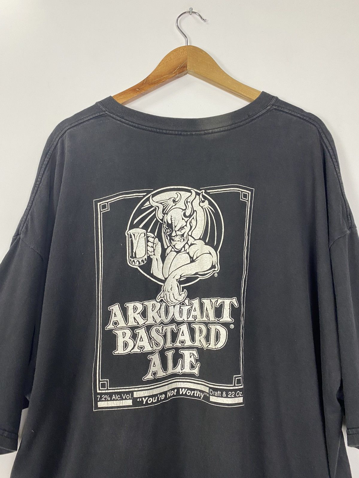 Vintage Vintage Arrogant bastard ale aggressive beer Size US XXL / EU 58 / 5 - 1 Thumbnail