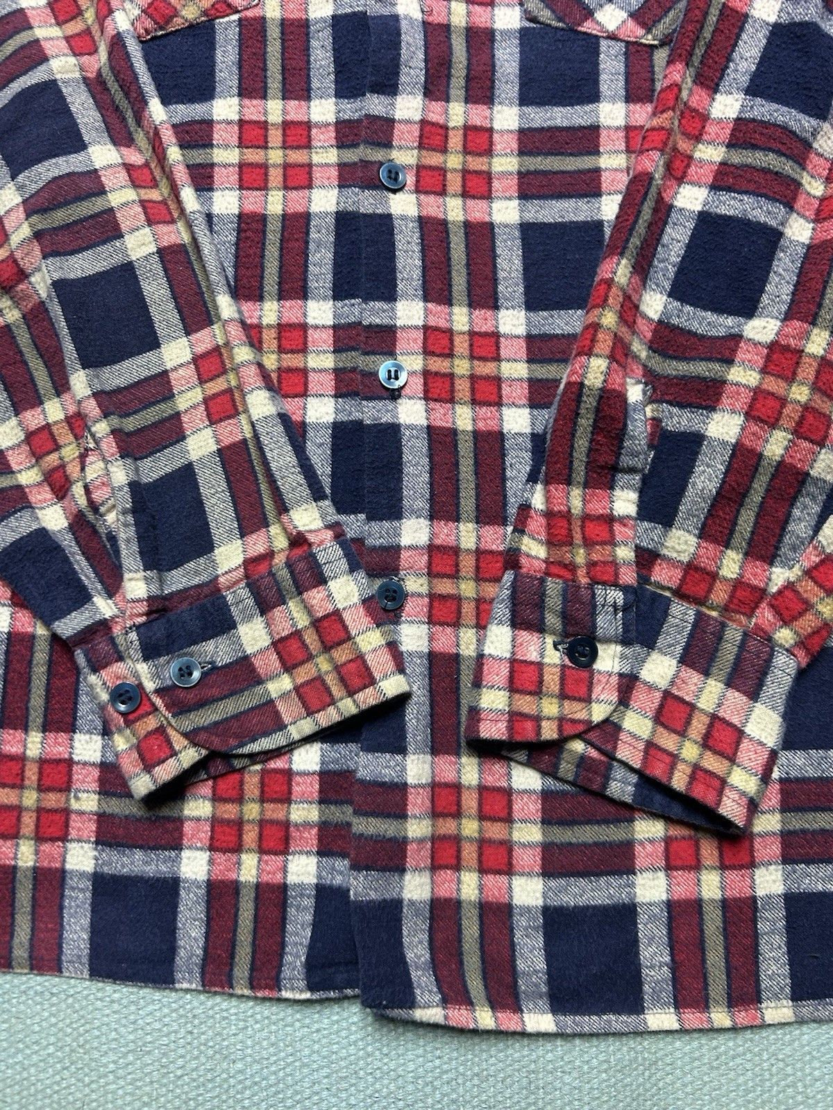 Vintage Vintage flannel shirt dickies brushed cotton soft plaid XL Size US XL / EU 56 / 4 - 2 Thumbnail