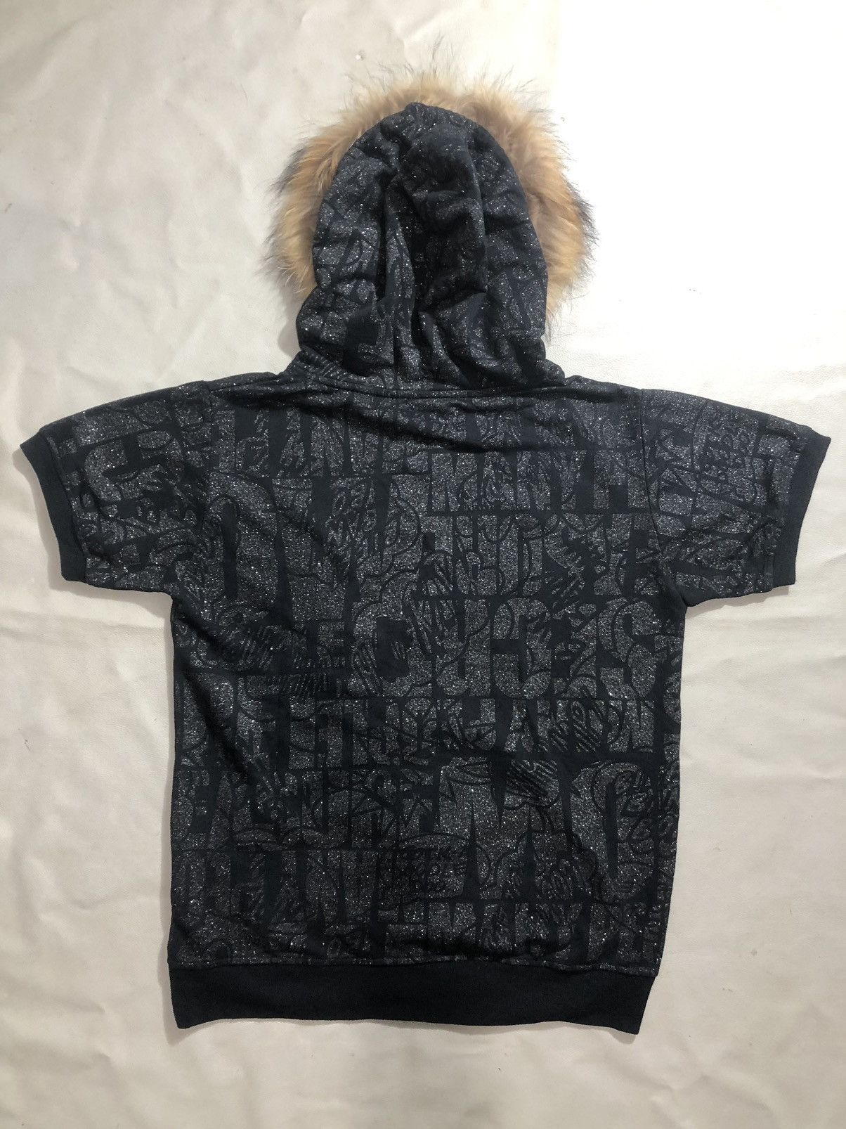If Six Was Nine × Japanese Brand × Le Grande Bleu (L.G.B.) Japanese Gothic Poem Fur Hoodie Zip Ifsixwasnine Style Size US L / EU 52-54 / 3 - 2 Thumbnail