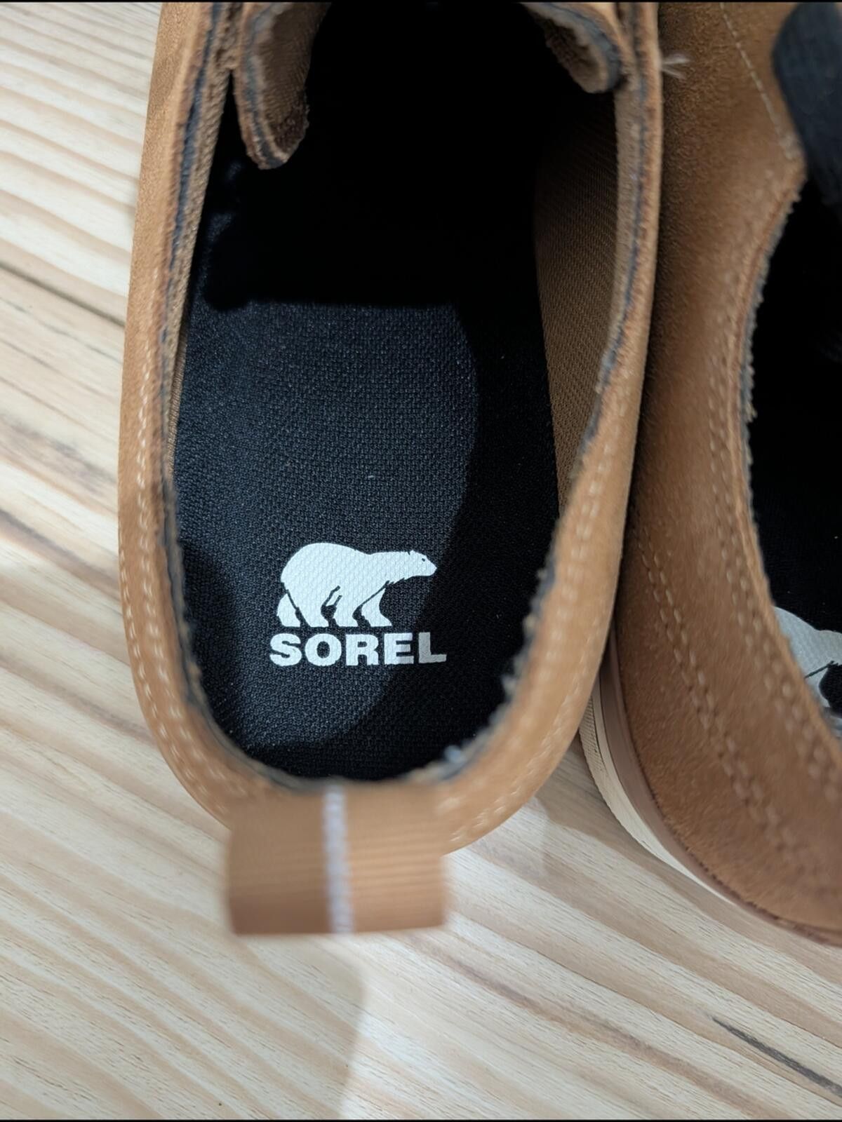 SOREL Sorel Men's Suede Low-Top Sneakers in Tan with Black Laces Size US 12 / EU 45 - 7 Thumbnail