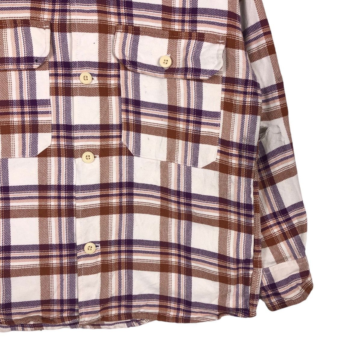 Issey Miyake Vintage Flannel Shirt Jacket GU Japan Tartan Design Checked Size US M / EU 48-50 / 2 - 7 Thumbnail