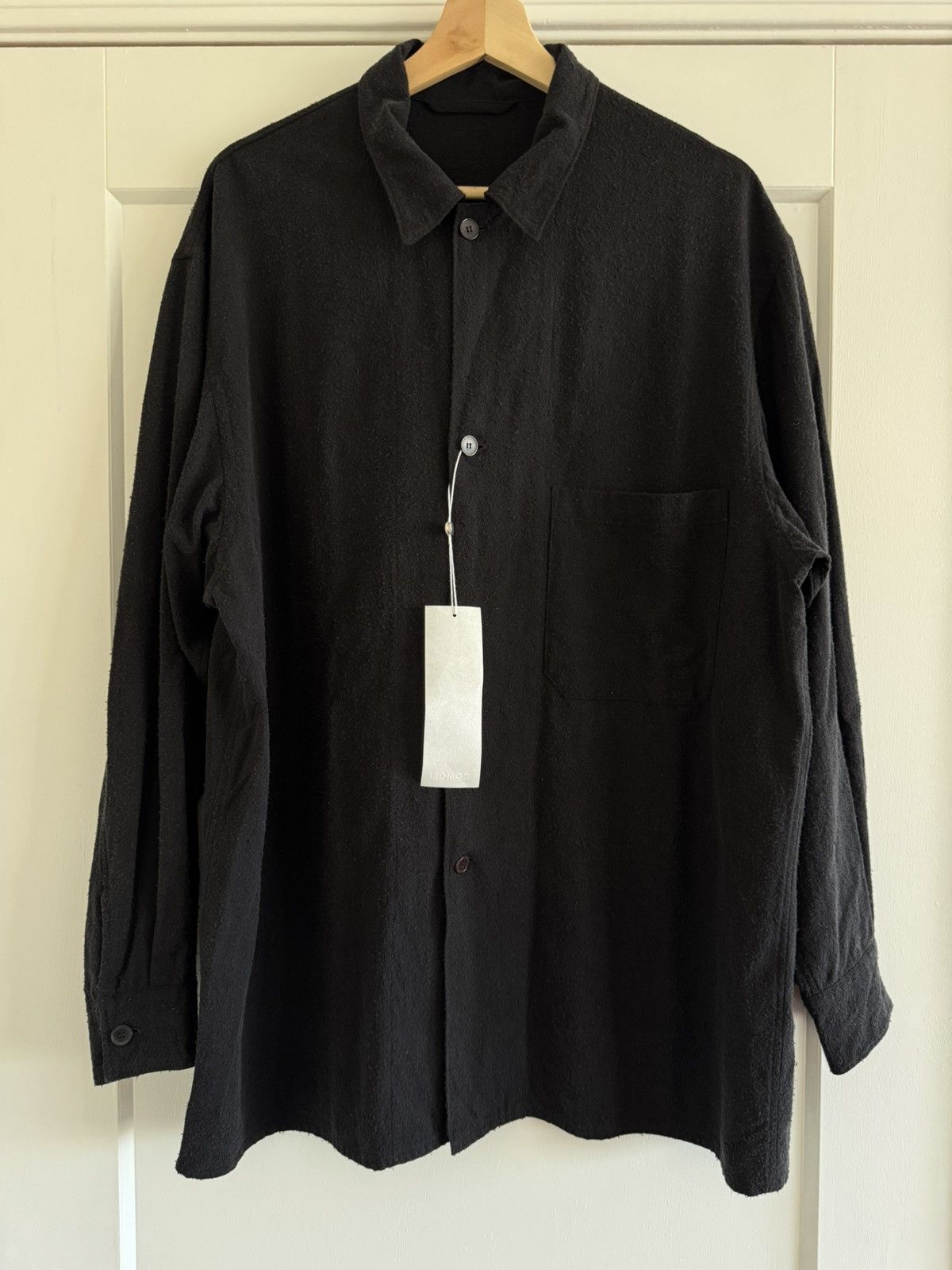 Comoli Comoli Silk Noil Shirt Jacket Black Size 2 BNWT Size US S / EU 44-46 / 1 - 1 Thumbnail