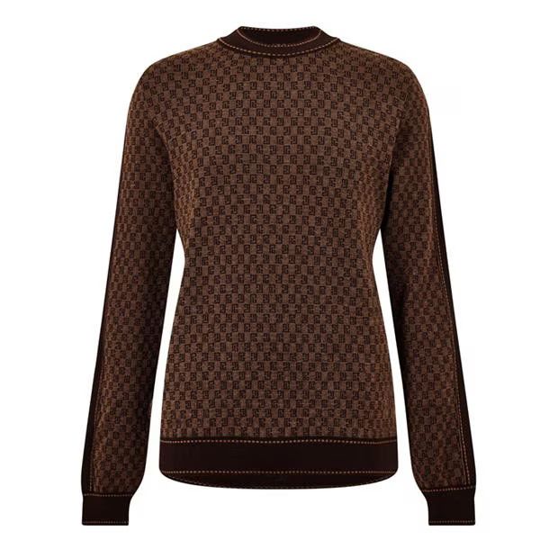 image of Balmain O1G2R1Mq0324 Jumpers In Brown, Men's (Size 2XL)