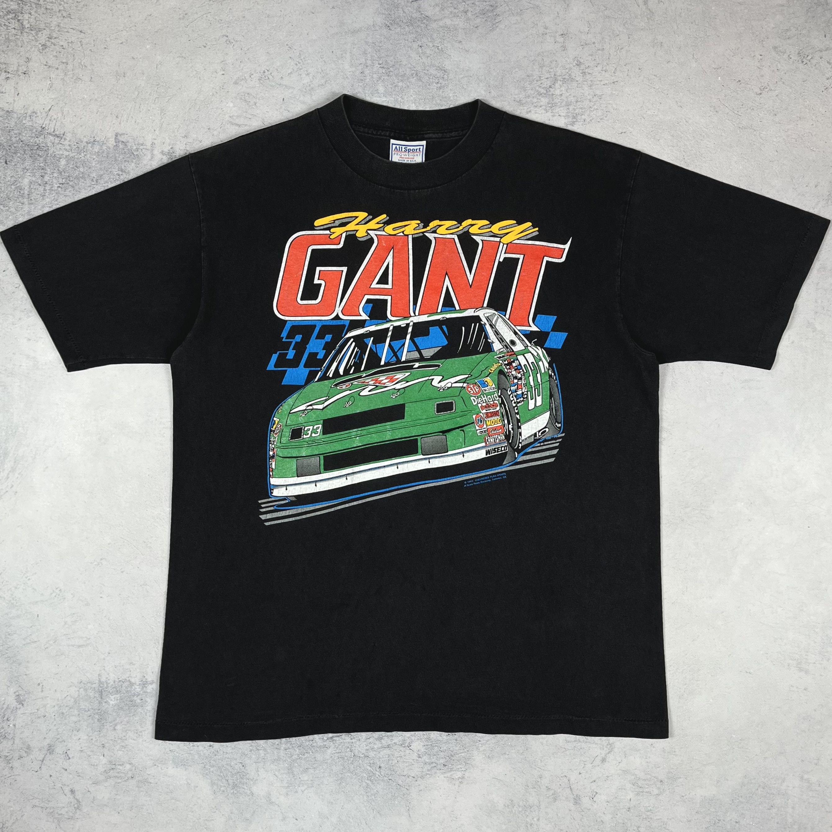NASCAR Vintage Harry Gant NASCAR Racing T Shirt 1993 Size US L / EU 52-54 / 3 - 2 Thumbnail