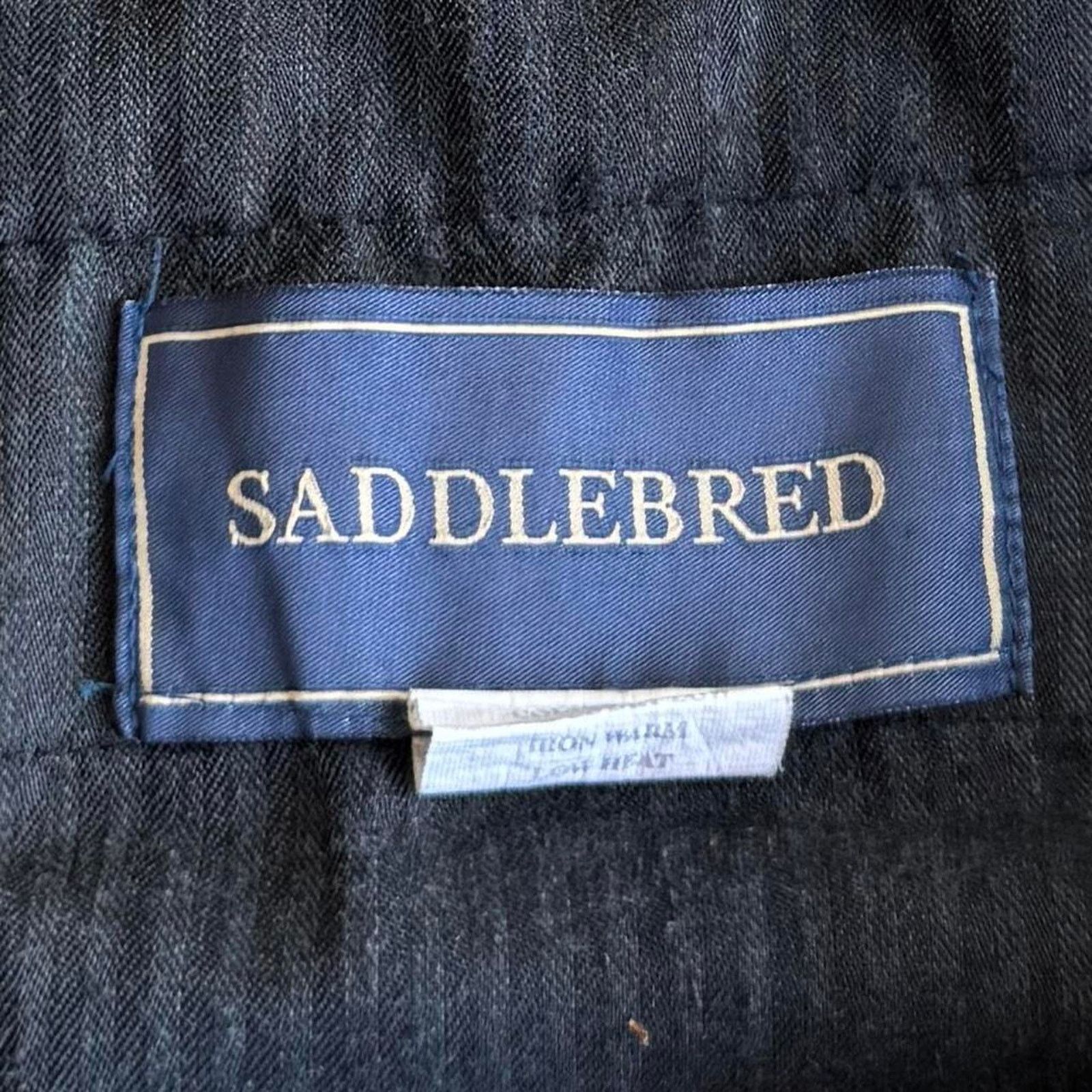 JNCO × Saddlebred Vintage Saddlebred Navy Blue Chino Baggy Dress Pants Size US 36 / EU 52 - 3 Thumbnail