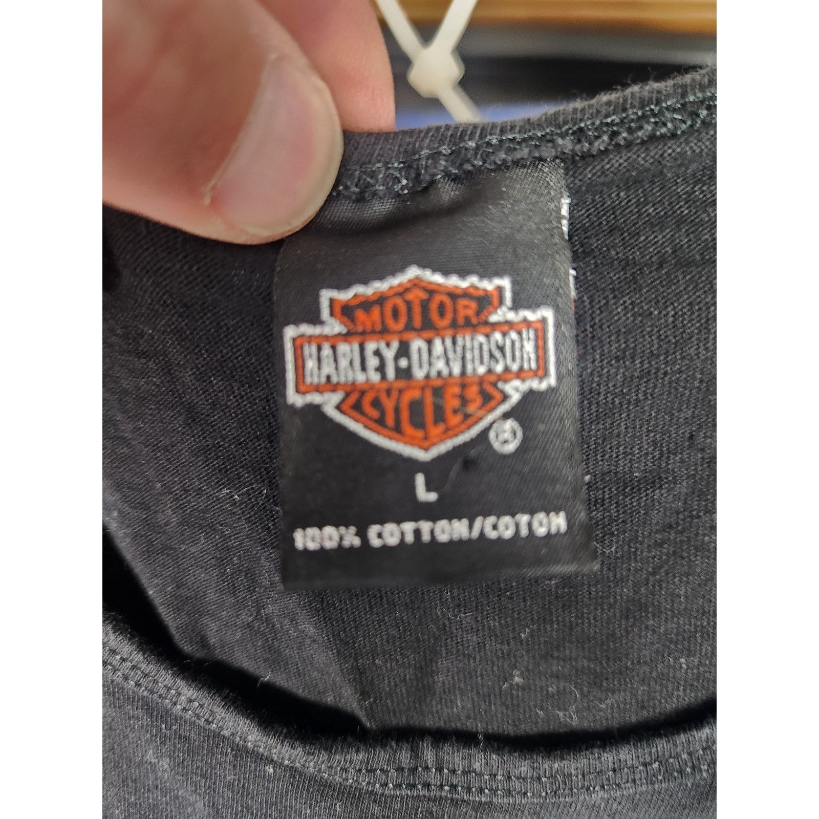 Harley Davidson Vintage 90s Harley-Davidson Tank men's large Size US L / EU 52-54 / 3 - 3 Thumbnail