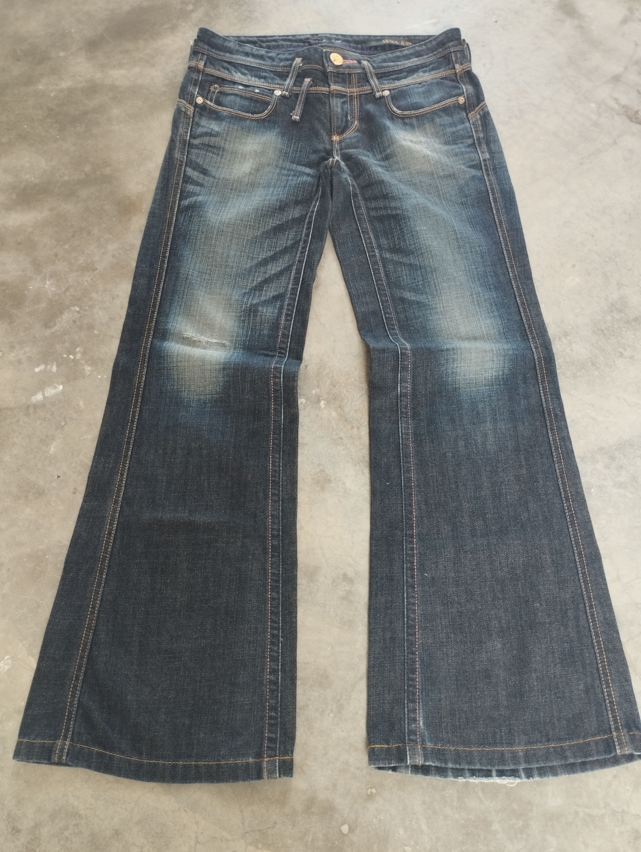 Tornado Mart Super Flare Jeans Stone Wash Japan Edwin Bootcut Jeans Size US 28 / EU 44 - 9 Thumbnail